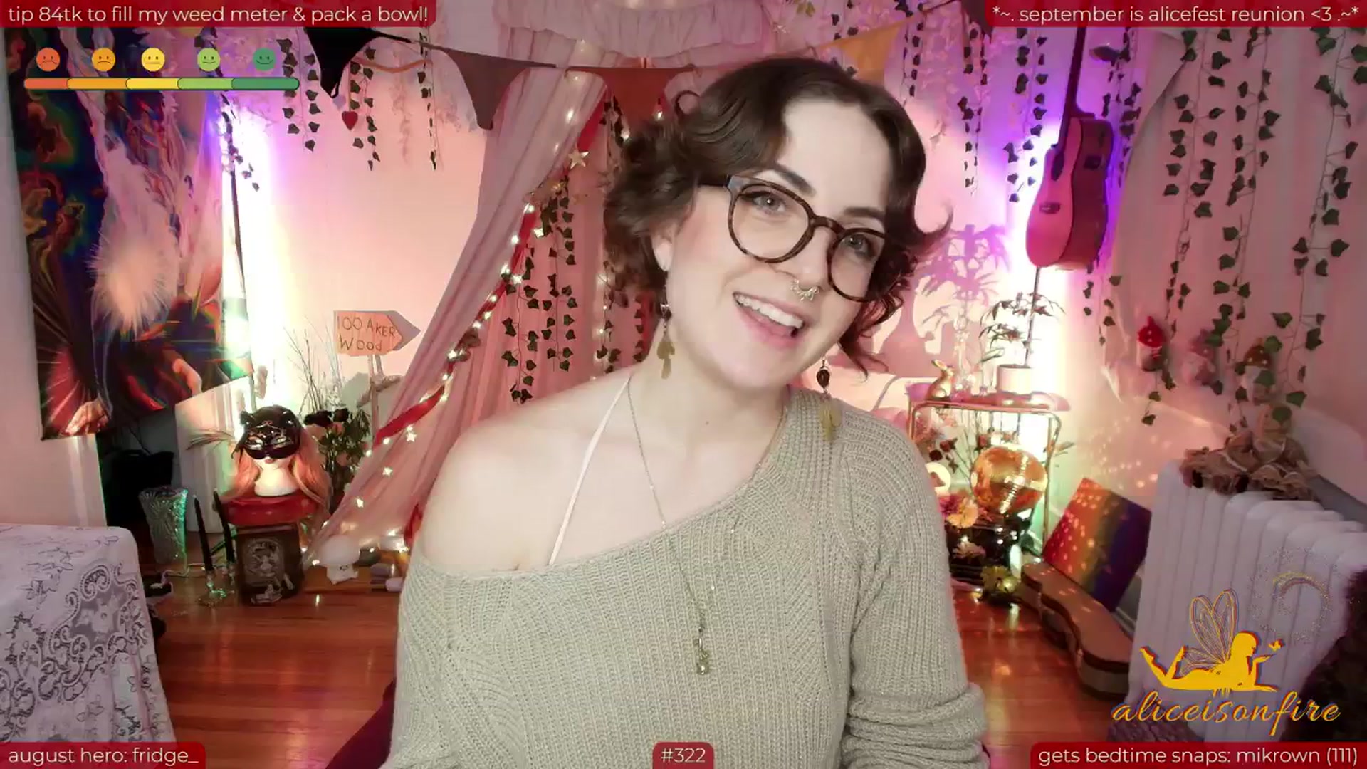 Gallery image thumbnail from aliceisonfire's myfreecams stream on, 08/25/2025, 10:27 image 6 of 20