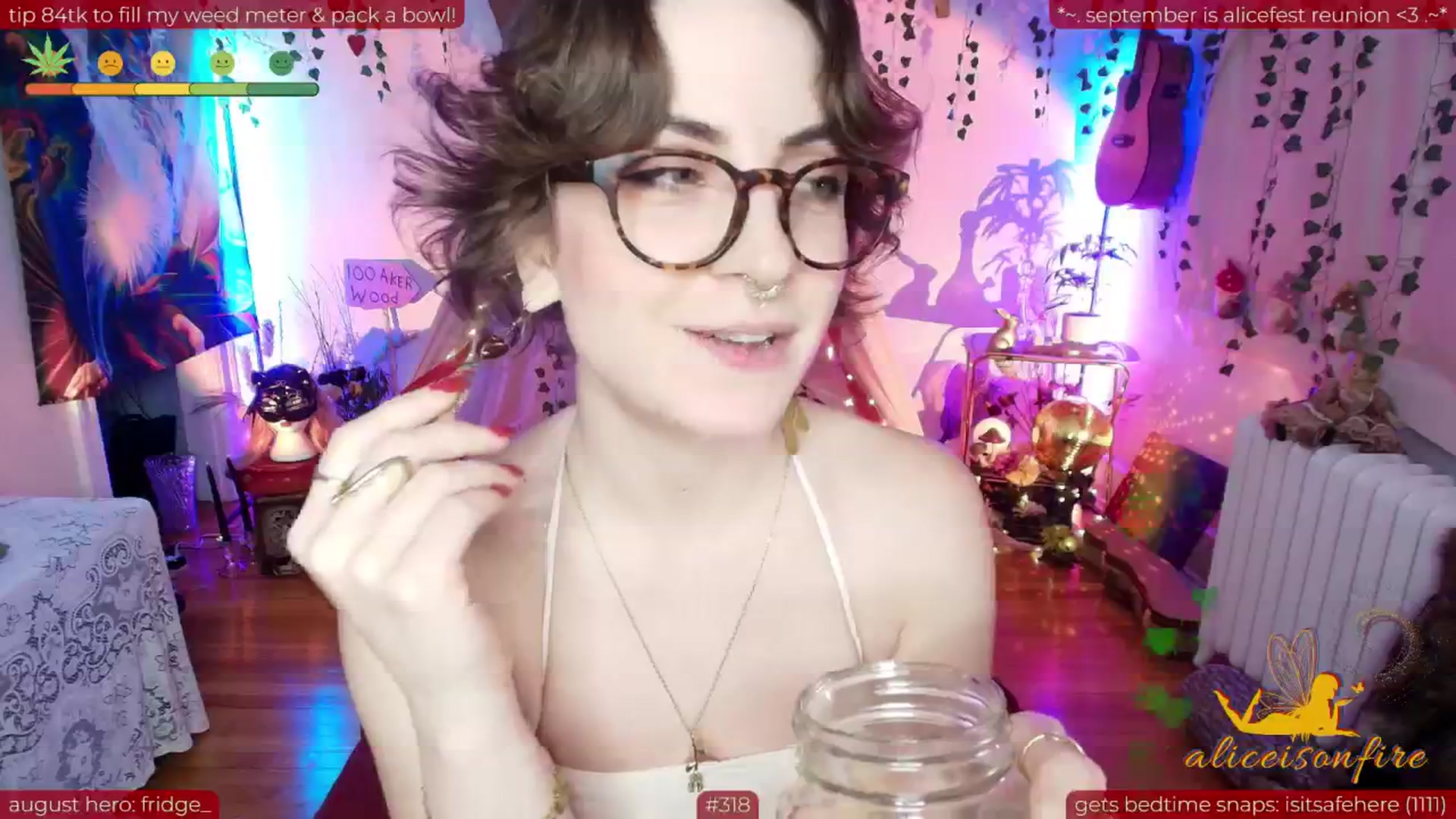 Gallery image thumbnail from aliceisonfire's myfreecams stream on, 08/25/2025, 10:27 image 9 of 20