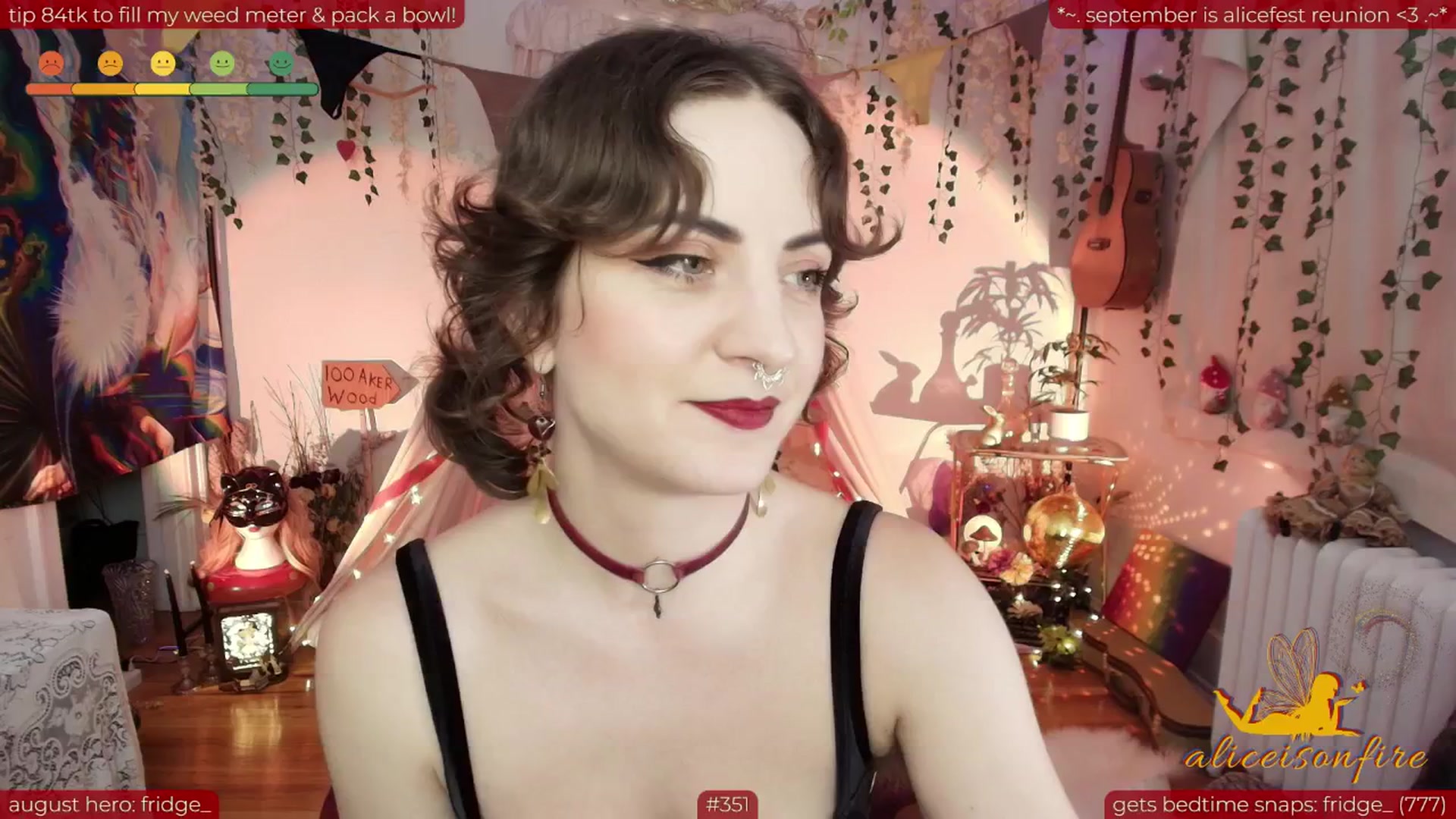 Gallery image thumbnail from aliceisonfire's myfreecams stream on, 08/30/2025, 08:41 image 13 of 20