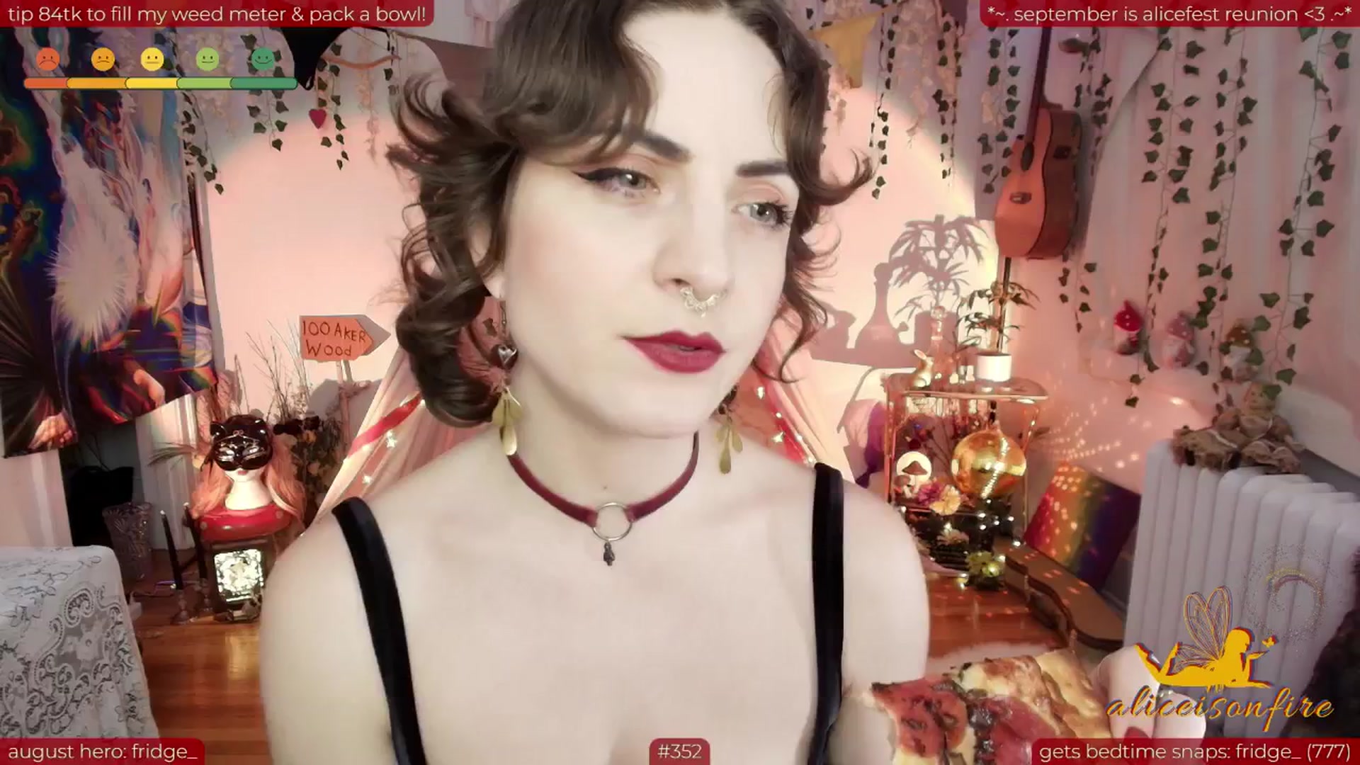 Gallery image thumbnail from aliceisonfire's myfreecams stream on, 08/30/2025, 08:41 image 19 of 20