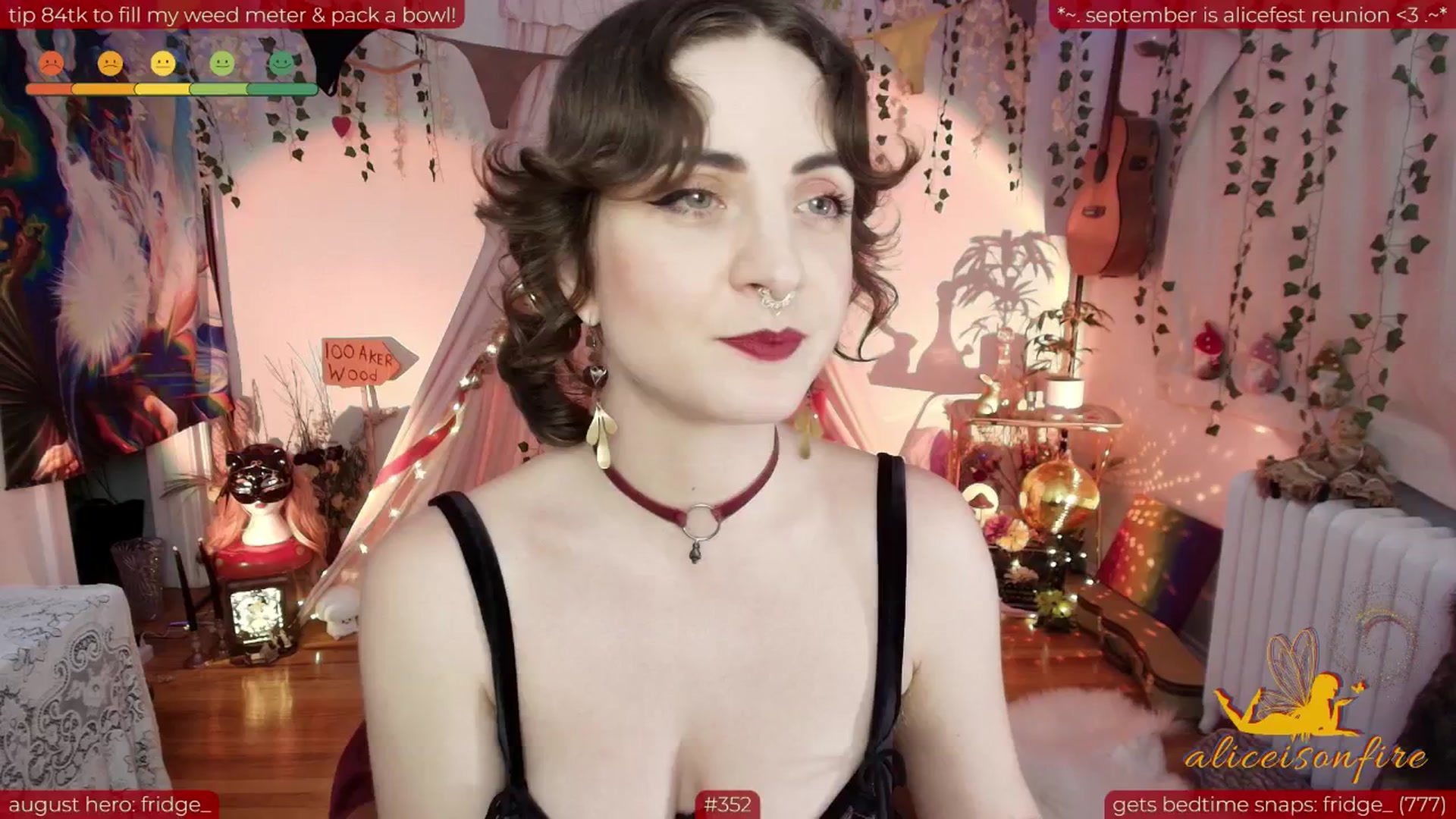 Gallery image thumbnail from aliceisonfire's myfreecams stream on, 08/30/2025, 08:41 image 20 of 20
