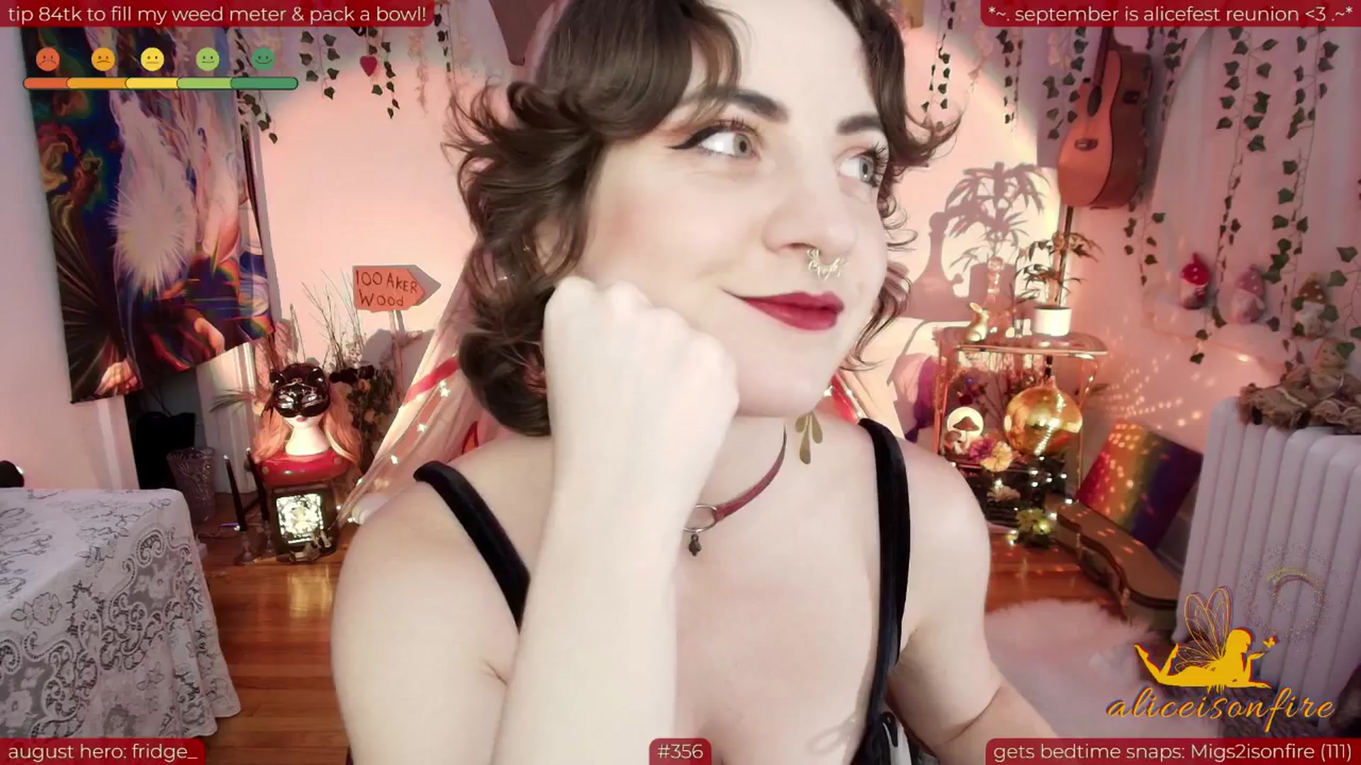 Gallery image thumbnail from aliceisonfire's myfreecams stream on, 08/30/2025, 08:41 image 4 of 20