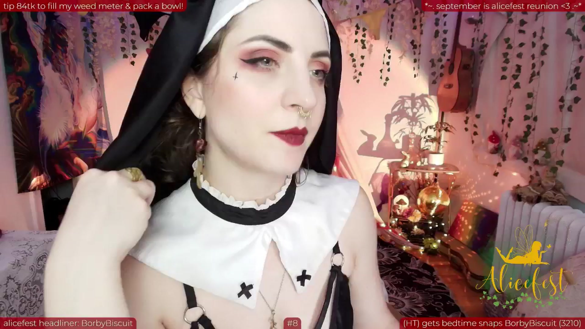 Gallery image thumbnail from aliceisonfire's myfreecams stream on, 09/01/2025, 14:34 image 8 of 20
