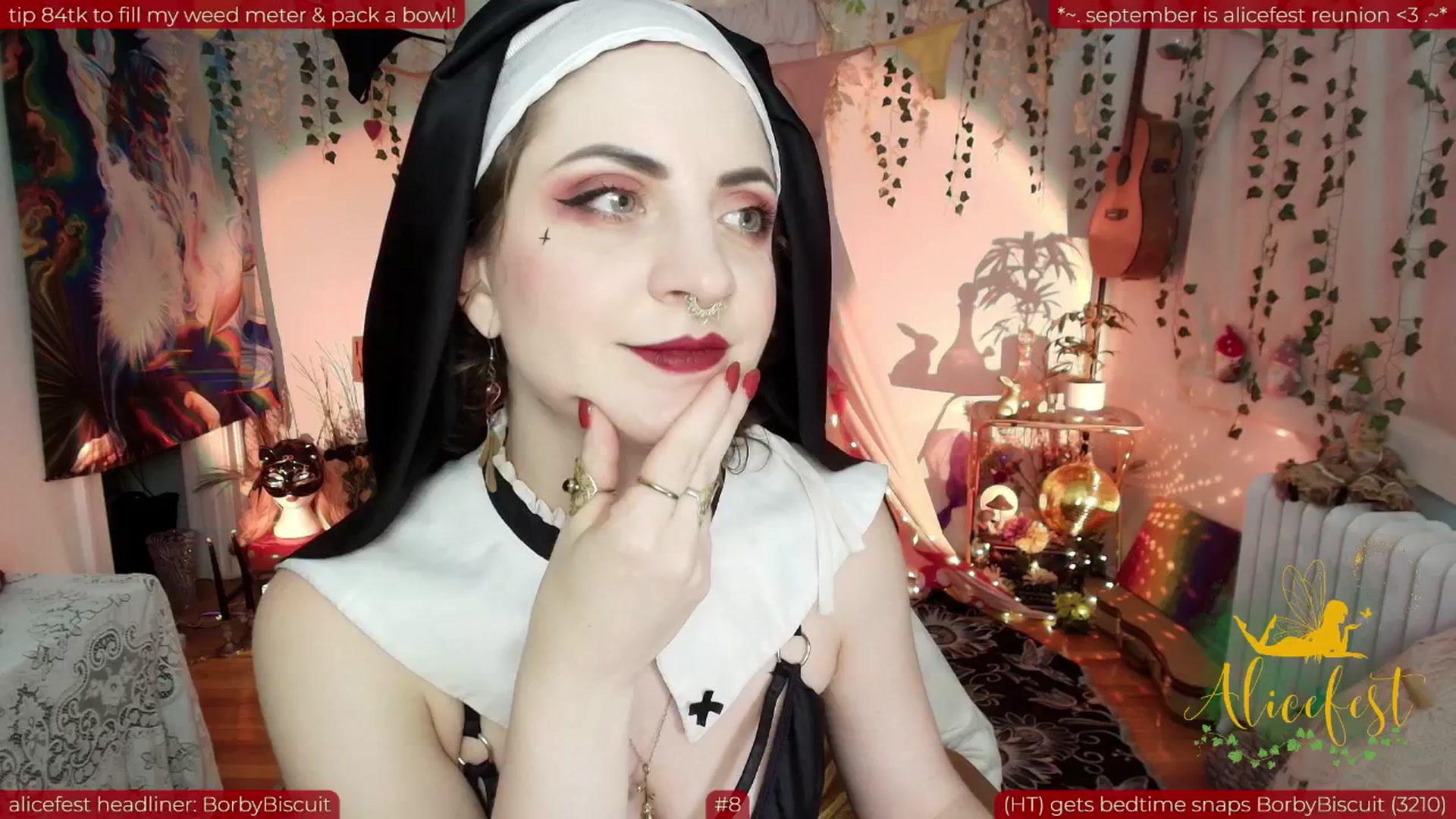 Gallery image thumbnail from aliceisonfire's myfreecams stream on, 09/01/2025, 14:34 image 5 of 20