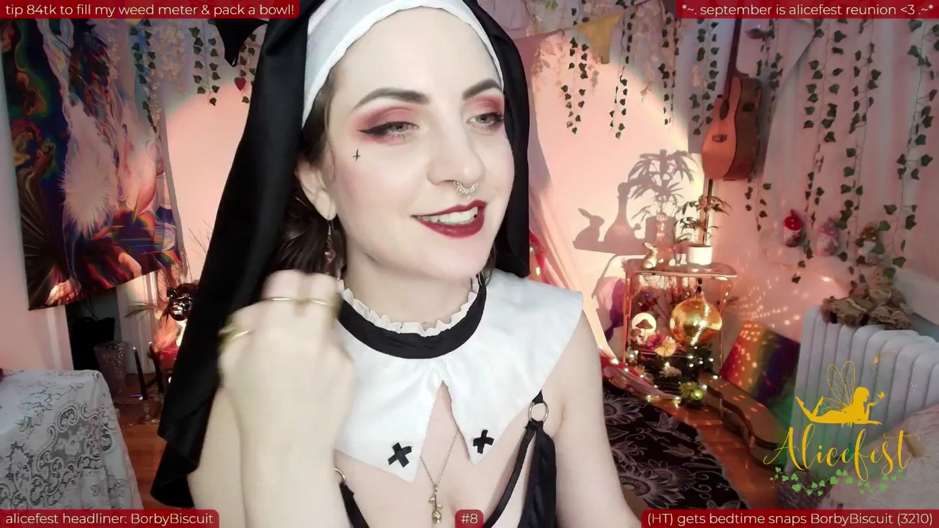 Gallery image thumbnail from aliceisonfire's myfreecams stream on, 09/01/2025, 14:34 image 14 of 20