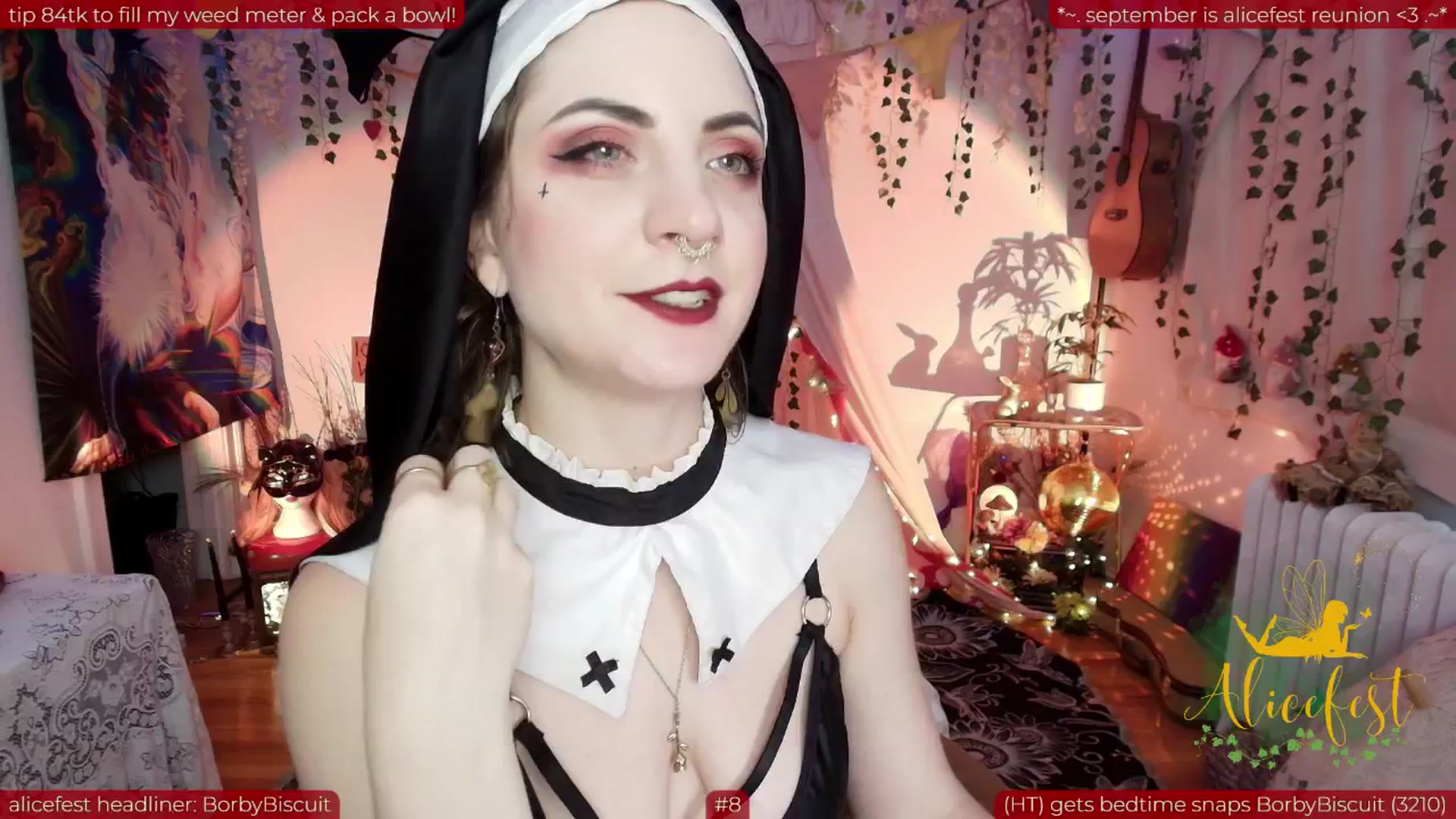 Gallery image thumbnail from aliceisonfire's myfreecams stream on, 09/01/2025, 14:34 image 18 of 20