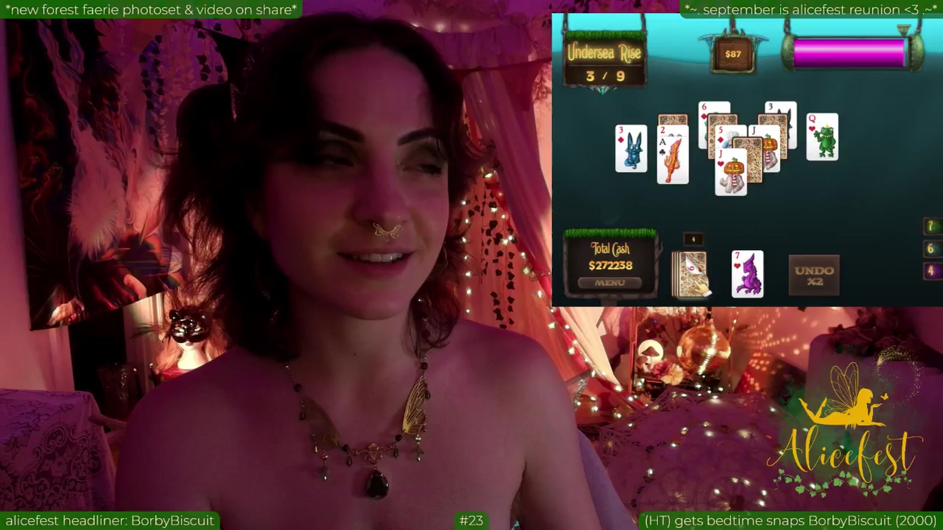 Gallery image thumbnail from aliceisonfire's myfreecams stream on, 09/02/2025, 10:57 image 16 of 20