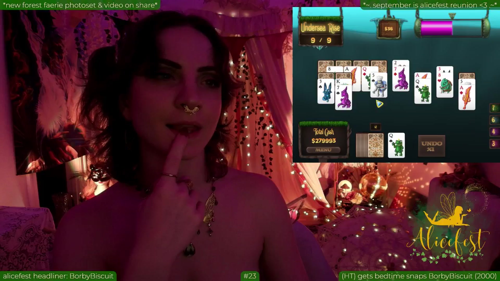 Gallery image thumbnail from aliceisonfire's myfreecams stream on, 09/02/2025, 10:57 image 19 of 20