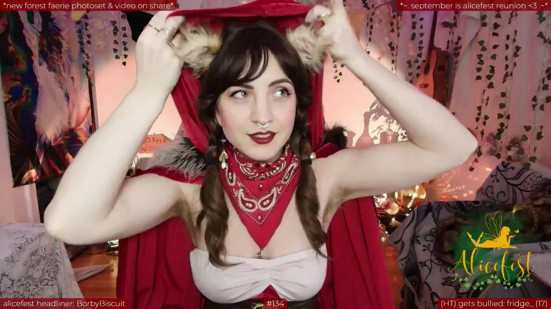 Gallery image thumbnail from aliceisonfire's myfreecams stream on, 09/11/2025, 09:39 image 1 of 20