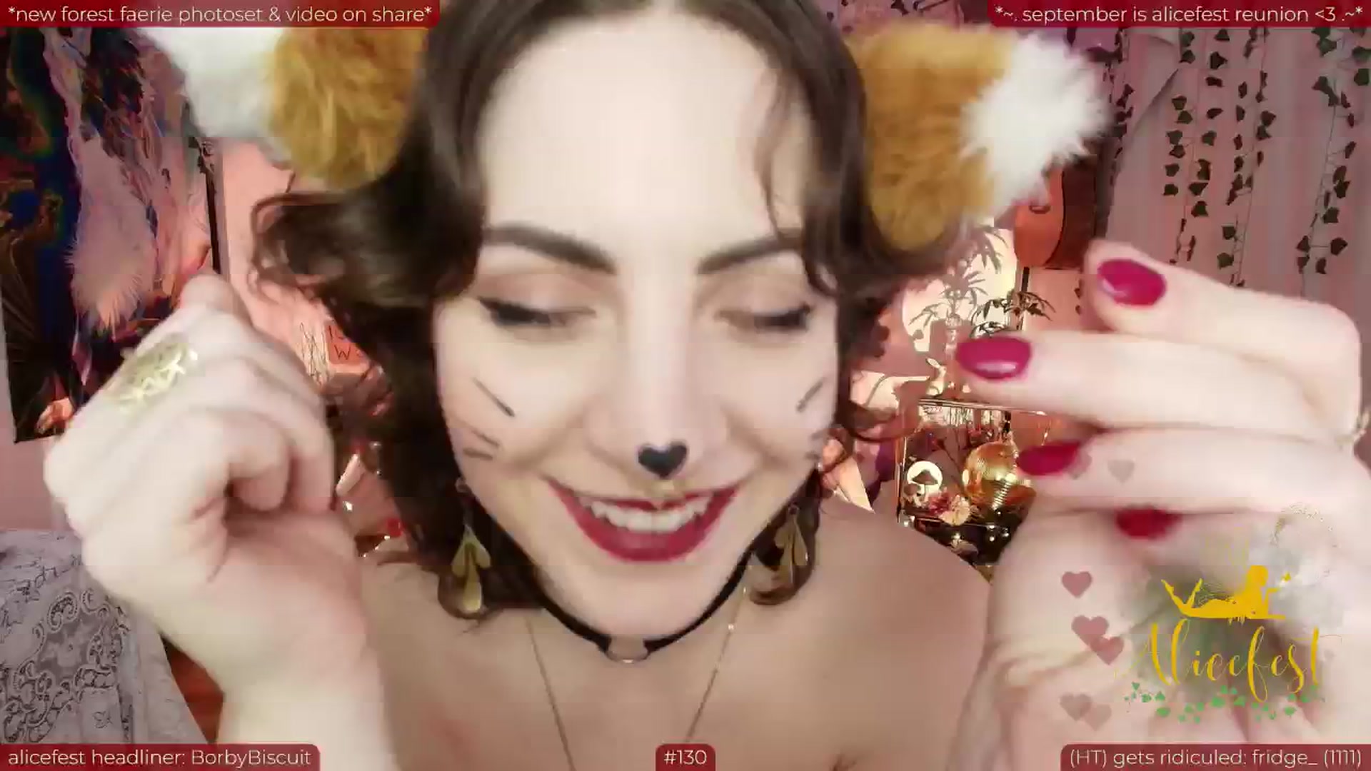 Gallery image thumbnail from aliceisonfire's myfreecams stream on, 09/16/2025, 10:47 image 18 of 20