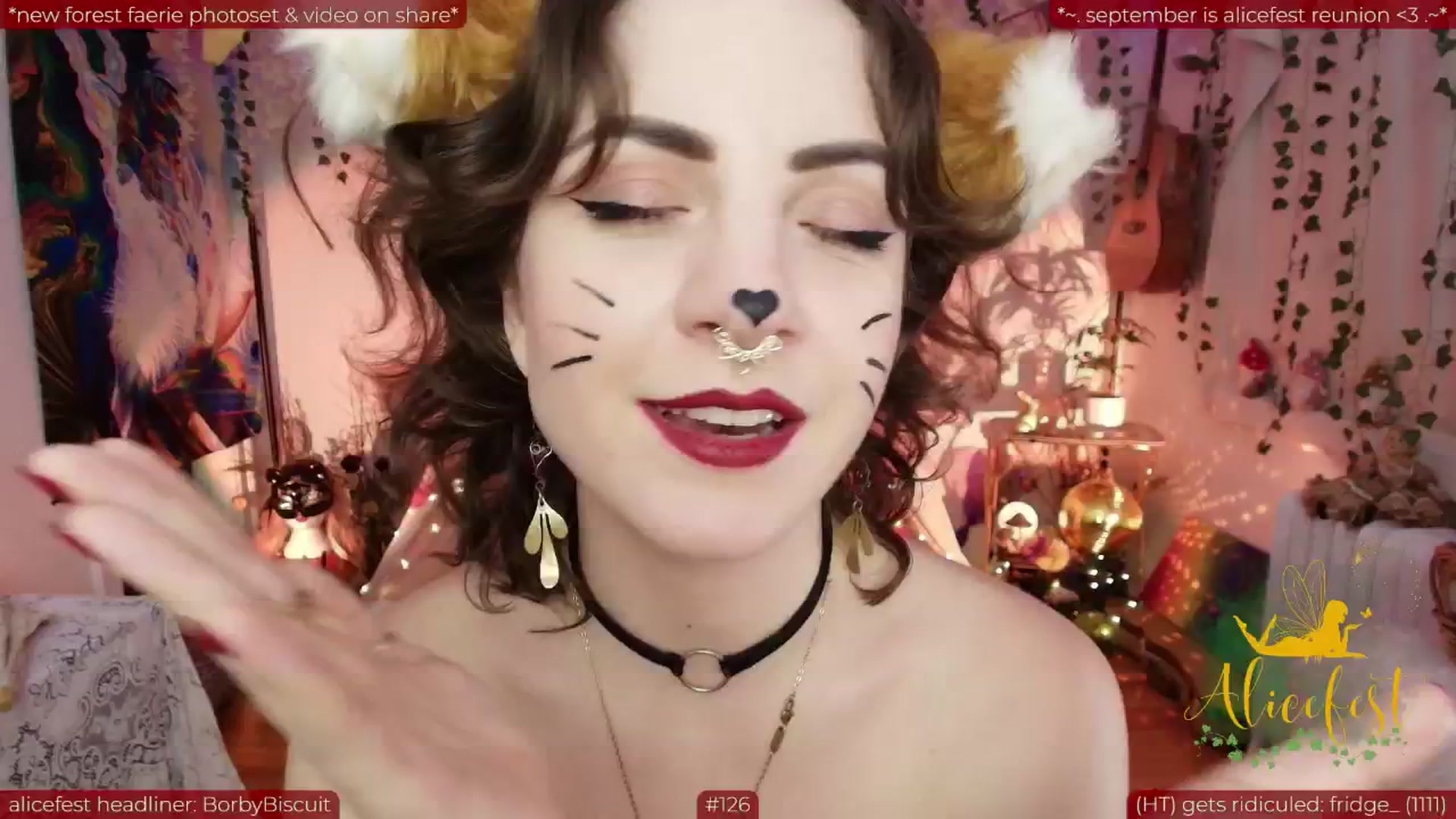 Gallery image thumbnail from aliceisonfire's myfreecams stream on, 09/16/2025, 10:58 image 20 of 20