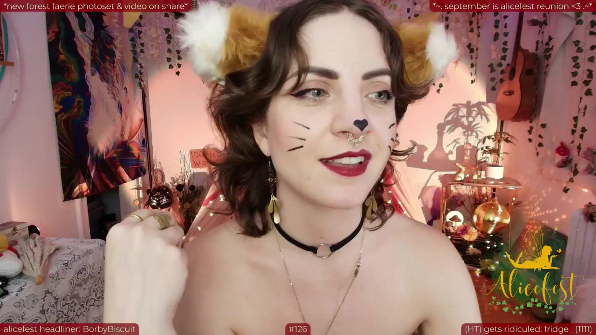 Gallery image thumbnail from aliceisonfire's myfreecams stream on, 09/16/2025, 10:58 image 11 of 20