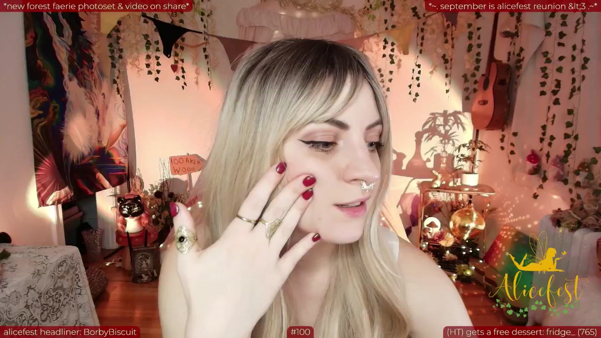 Gallery image thumbnail from aliceisonfire's myfreecams stream on, 09/18/2025, 10:46 image 5 of 20