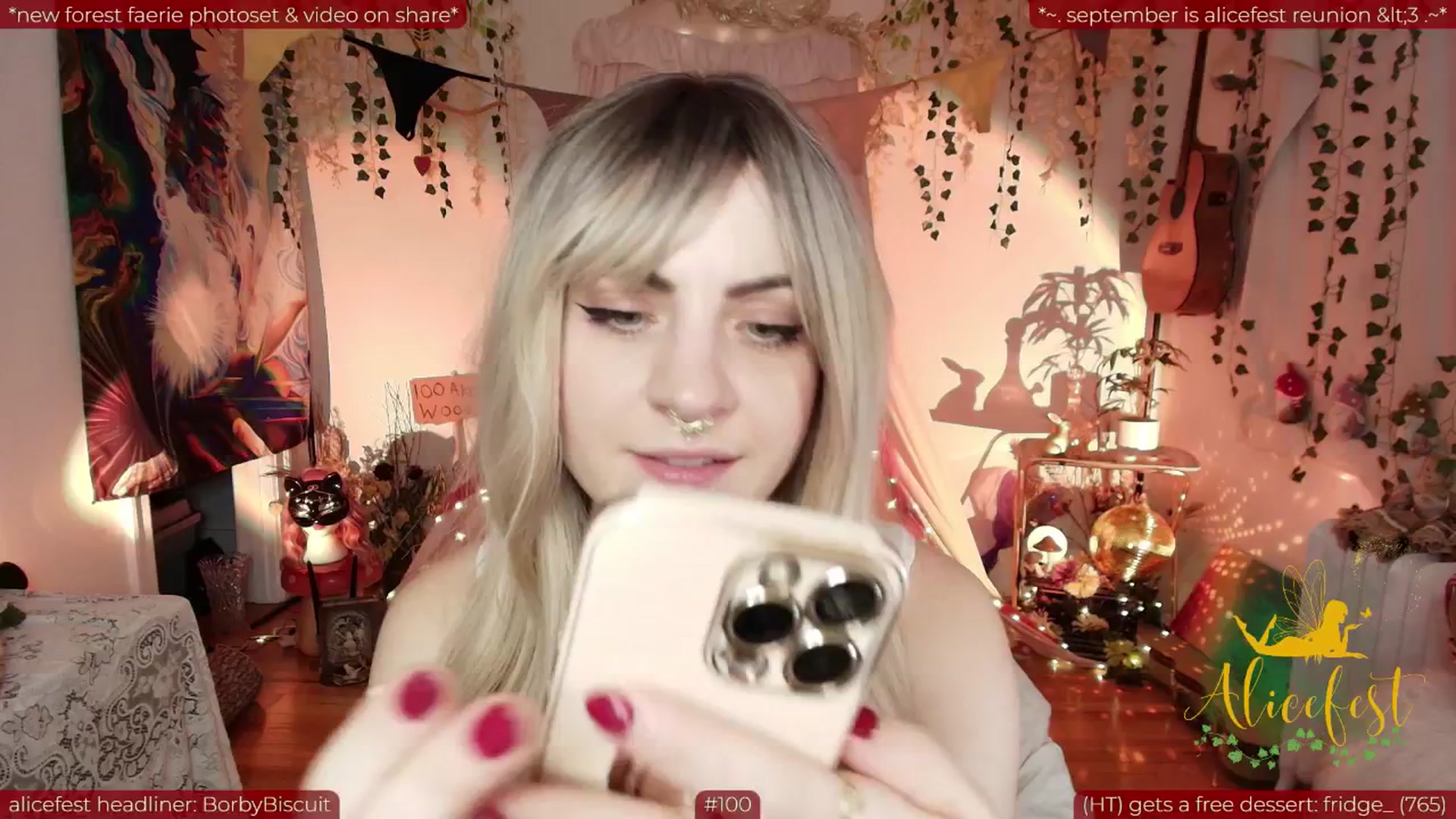 Gallery image thumbnail from aliceisonfire's myfreecams stream on, 09/18/2025, 10:46 image 7 of 20