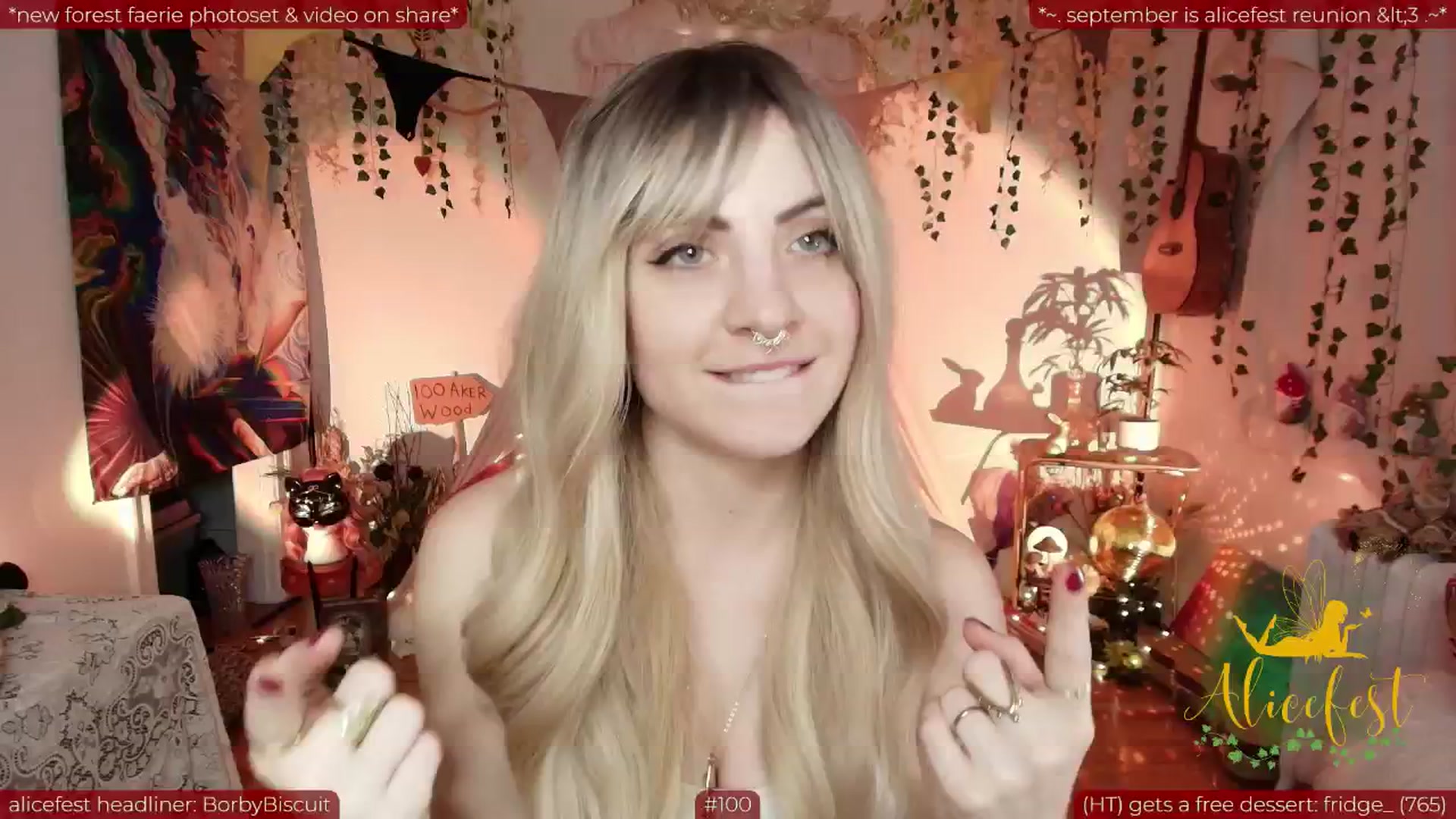Gallery image thumbnail from aliceisonfire's myfreecams stream on, 09/18/2025, 10:46 image 10 of 20