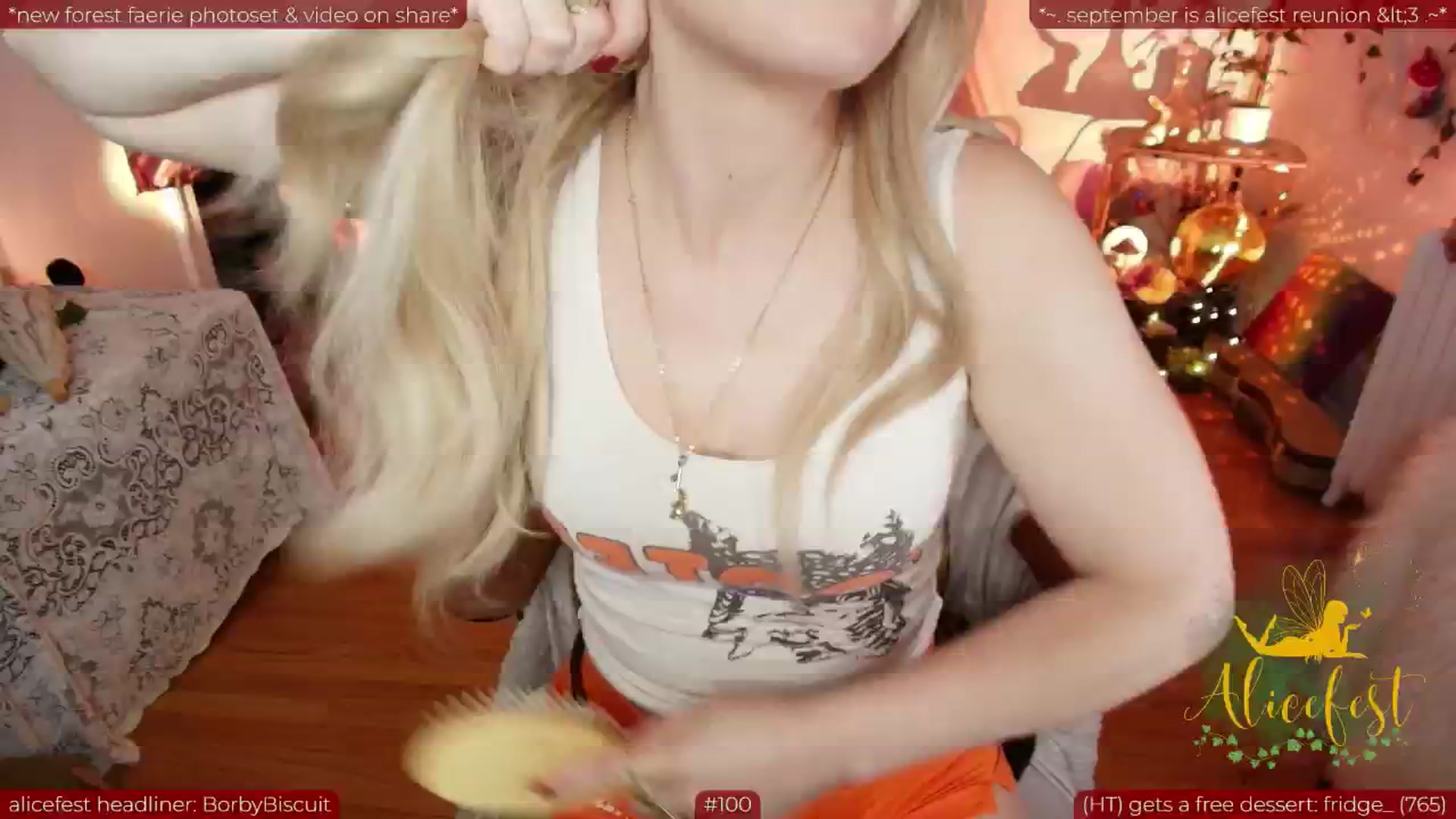 Gallery image thumbnail from aliceisonfire's myfreecams stream on, 09/18/2025, 10:46 image 2 of 20