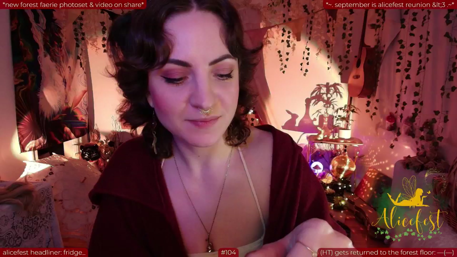 Gallery image thumbnail from aliceisonfire's myfreecams stream on, 09/21/2025, 09:04 image 1 of 20