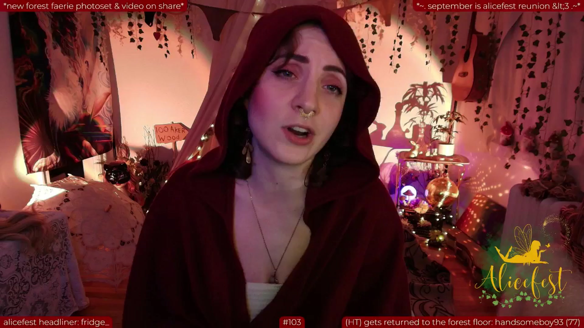 Gallery image thumbnail from aliceisonfire's myfreecams stream on, 09/21/2025, 09:04 image 11 of 20