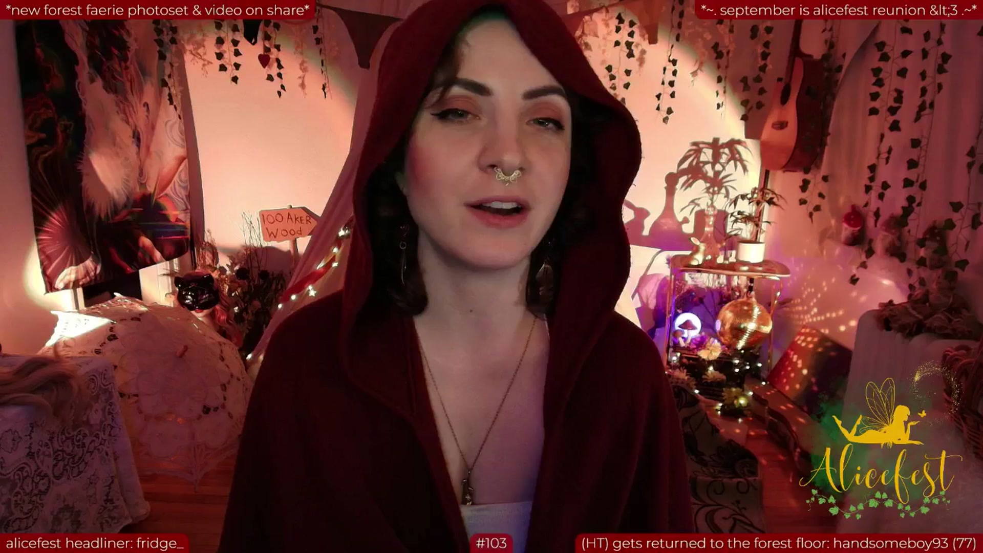 Gallery image thumbnail from aliceisonfire's myfreecams stream on, 09/21/2025, 09:04 image 9 of 20