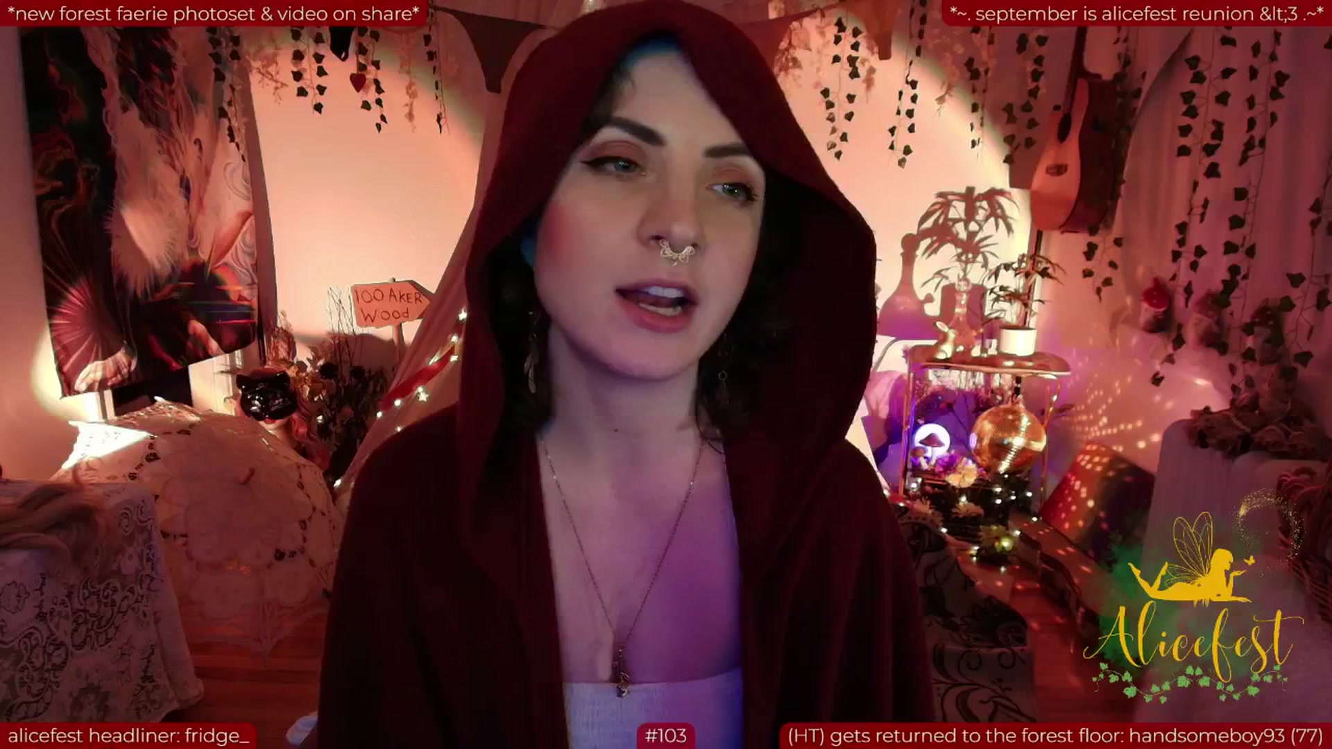 Gallery image thumbnail from aliceisonfire's myfreecams stream on, 09/21/2025, 09:04 image 8 of 20