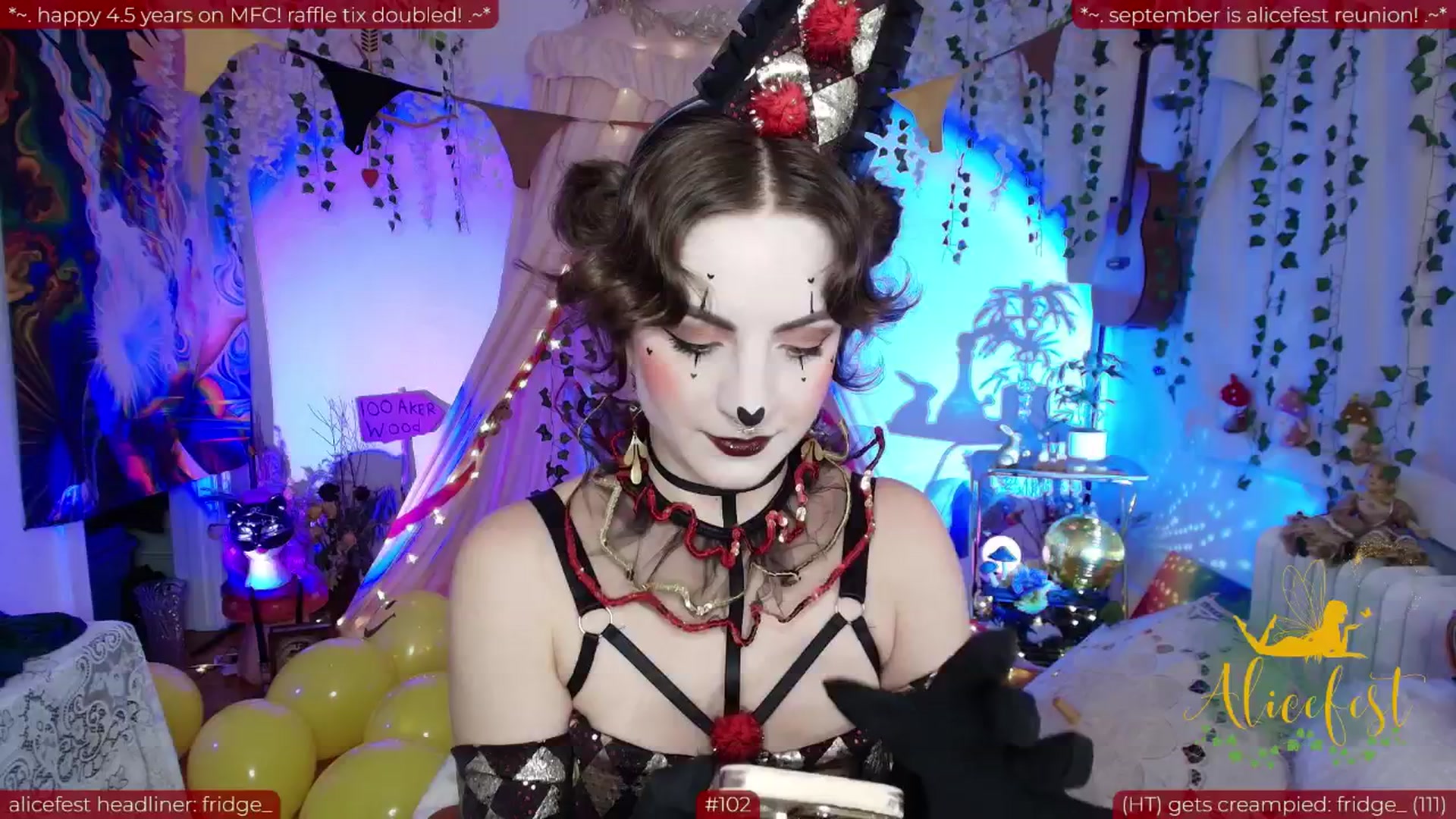 Gallery image thumbnail from aliceisonfire's myfreecams stream on, 09/25/2025, 04:44 image 20 of 20