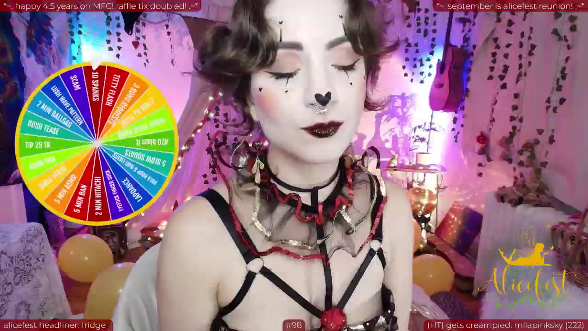 Gallery image thumbnail from aliceisonfire's myfreecams stream on, 09/25/2025, 12:33 image 3 of 20