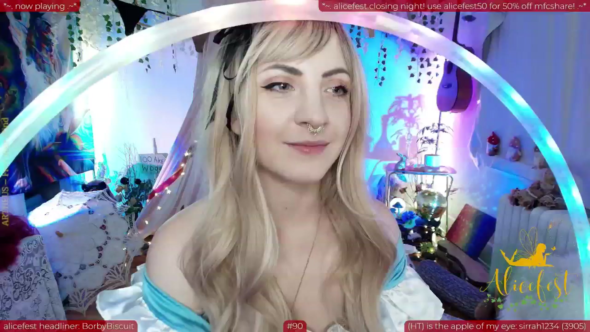 Gallery image thumbnail from aliceisonfire's myfreecams stream on, 10/01/2025, 07:47 image 13 of 20