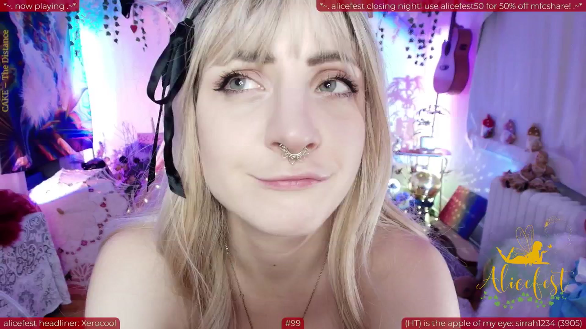 Gallery image thumbnail from aliceisonfire's myfreecams stream on, 10/01/2025, 12:40 image 5 of 20