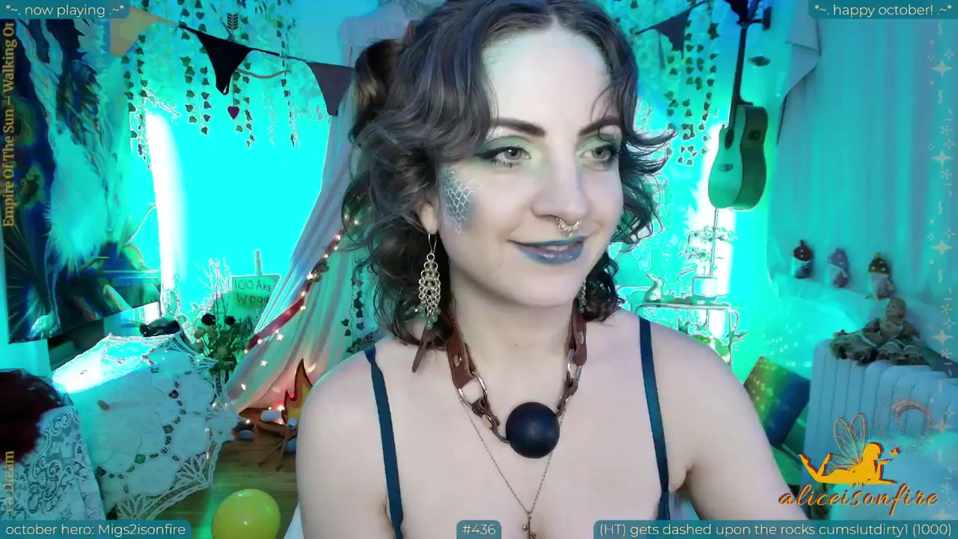 Gallery image thumbnail from aliceisonfire's myfreecams stream on, 10/04/2025, 12:54 image 5 of 20