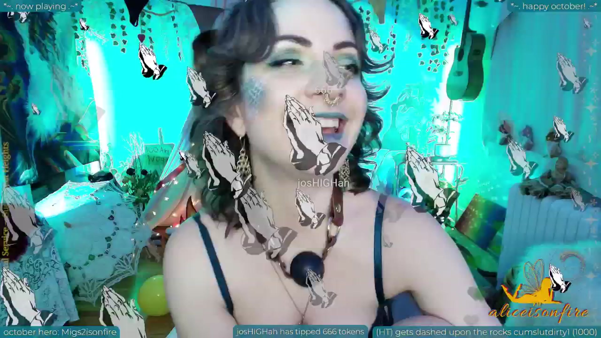 Gallery image thumbnail from aliceisonfire's myfreecams stream on, 10/04/2025, 12:54 image 6 of 20