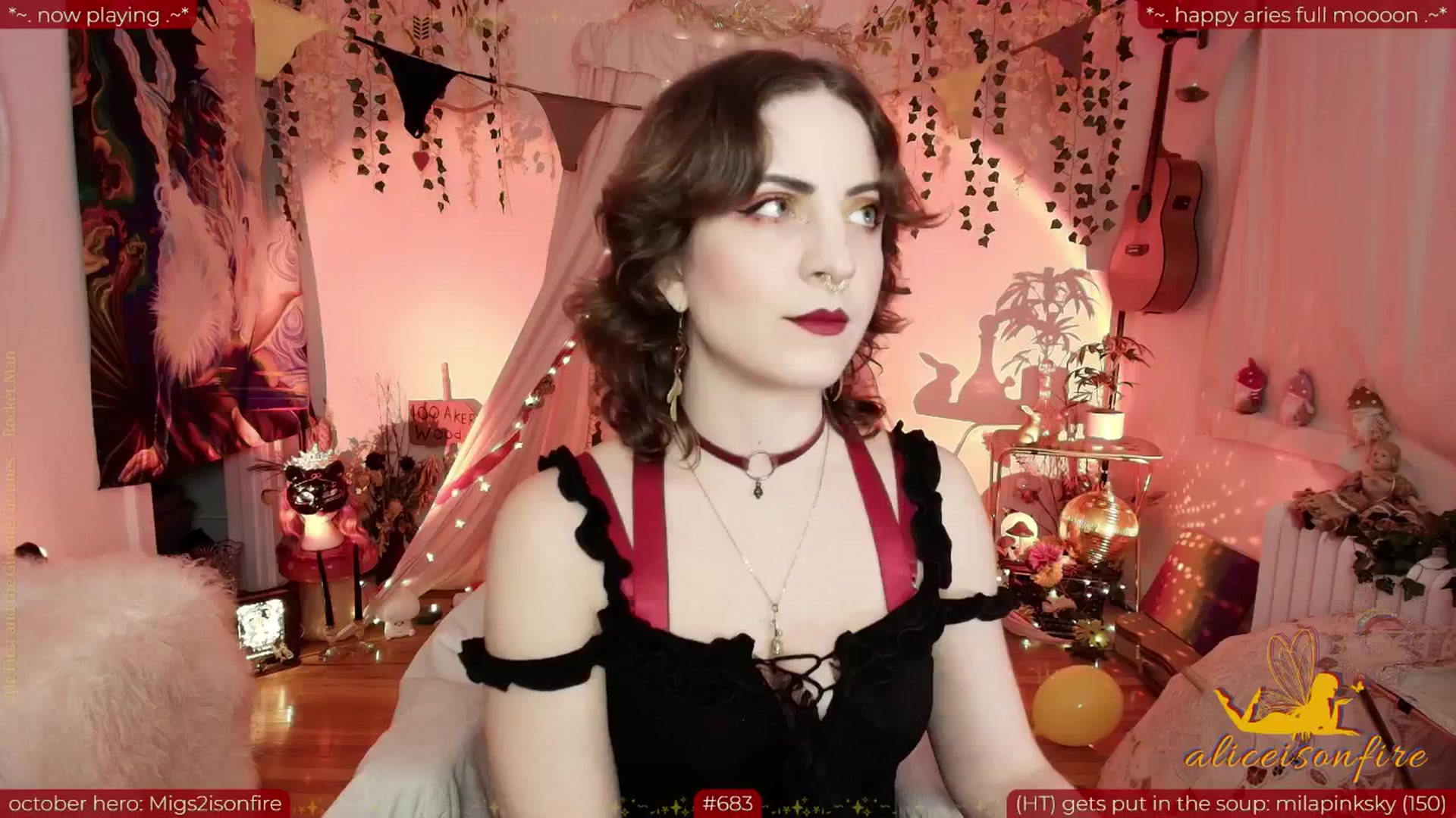 Gallery image thumbnail from aliceisonfire's myfreecams stream on, 10/07/2025, 10:18 image 4 of 20