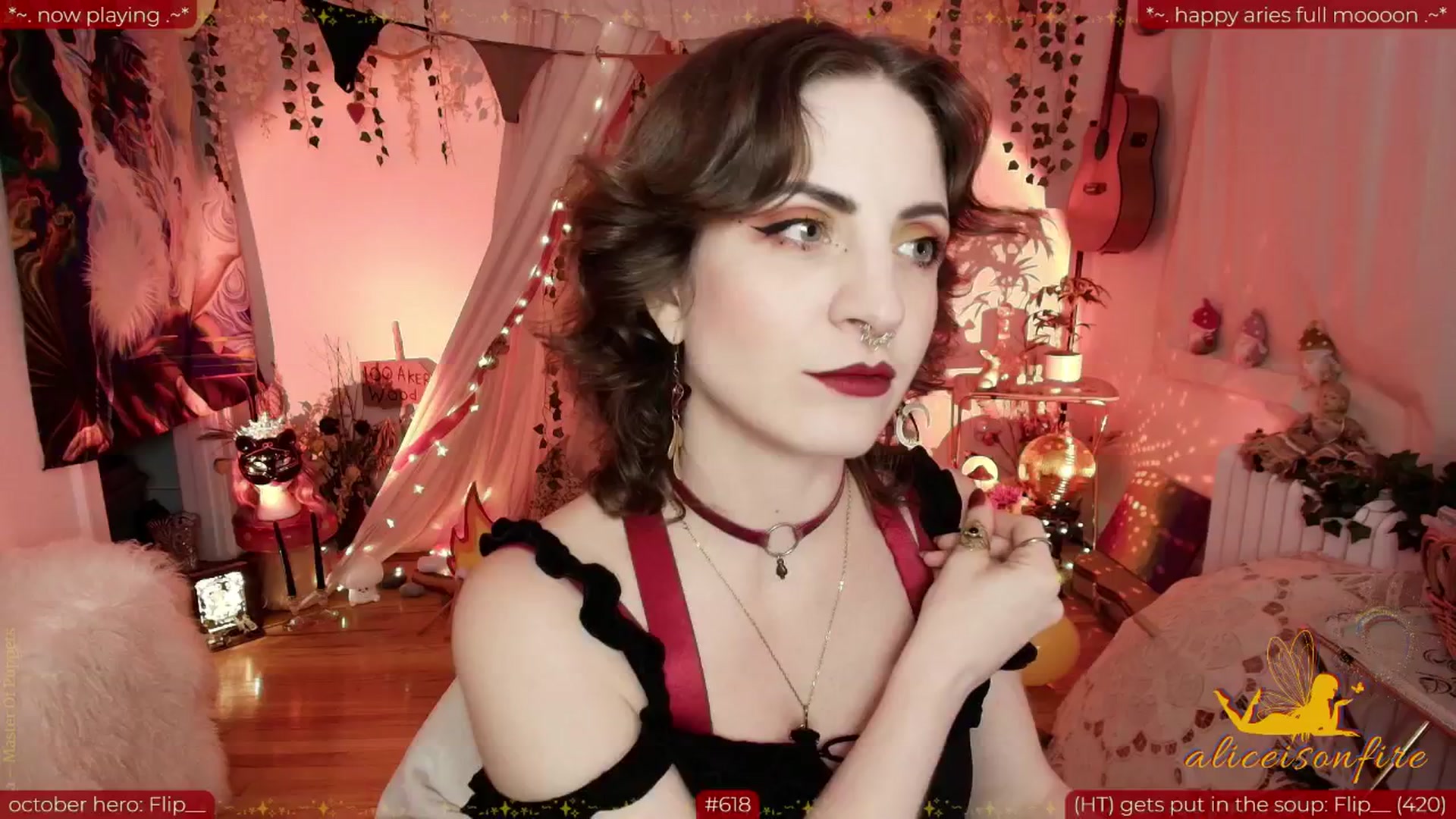 Gallery image thumbnail from aliceisonfire's myfreecams stream on, 10/07/2025, 10:18 image 12 of 20