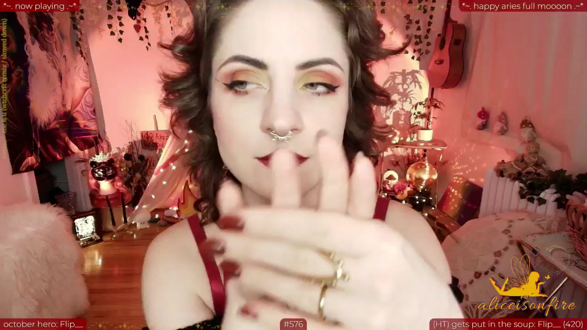 Gallery image thumbnail from aliceisonfire's myfreecams stream on, 10/07/2025, 10:18 image 15 of 20