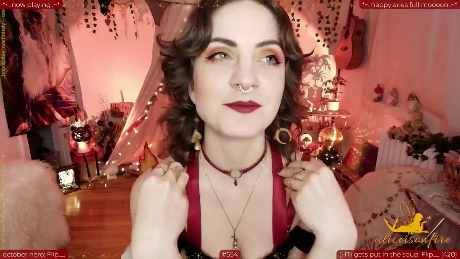 Gallery image thumbnail from aliceisonfire's myfreecams stream on, 10/07/2025, 10:18 image 16 of 20