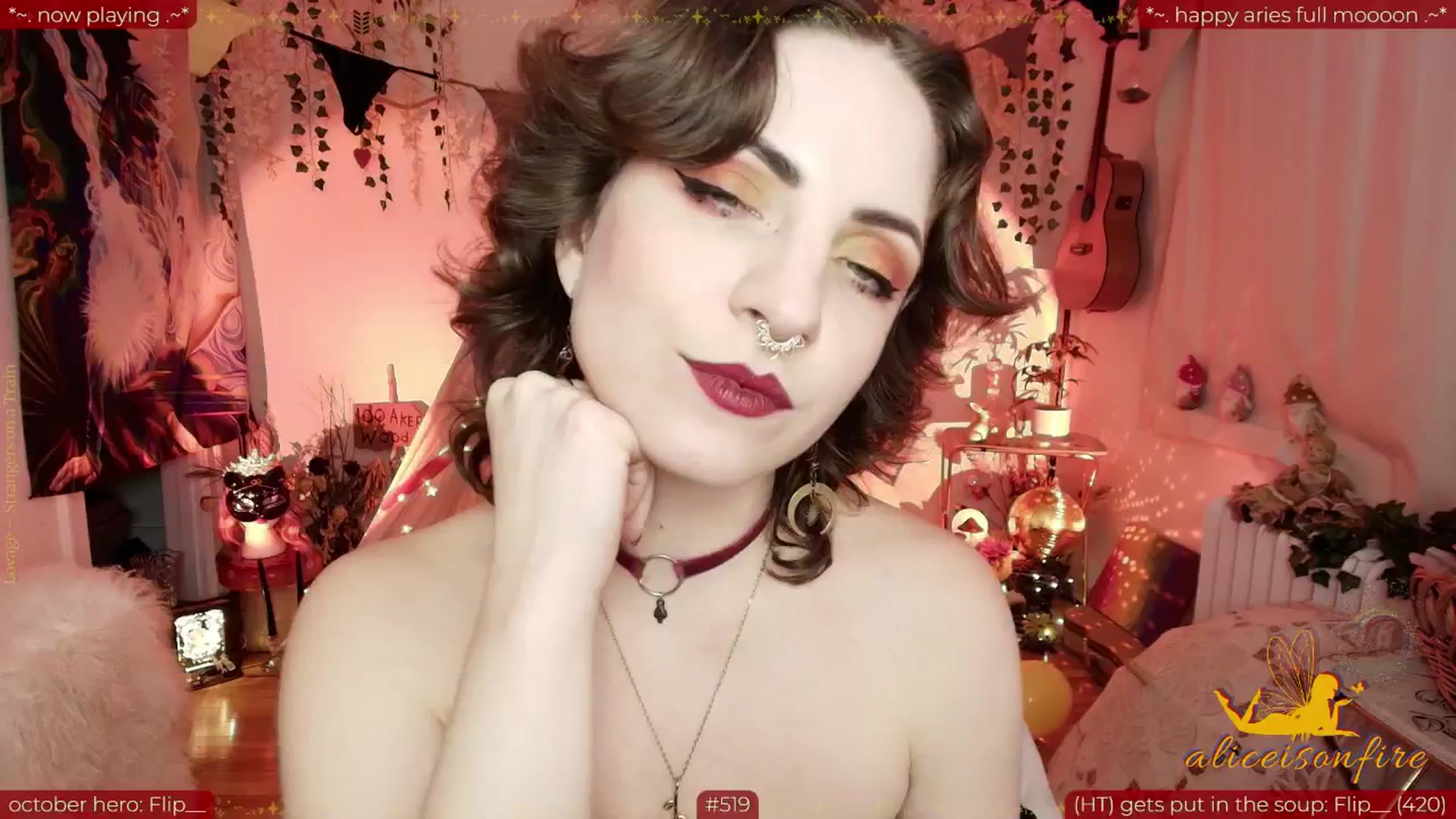 Gallery image thumbnail from aliceisonfire's myfreecams stream on, 10/07/2025, 11:07 image 17 of 20