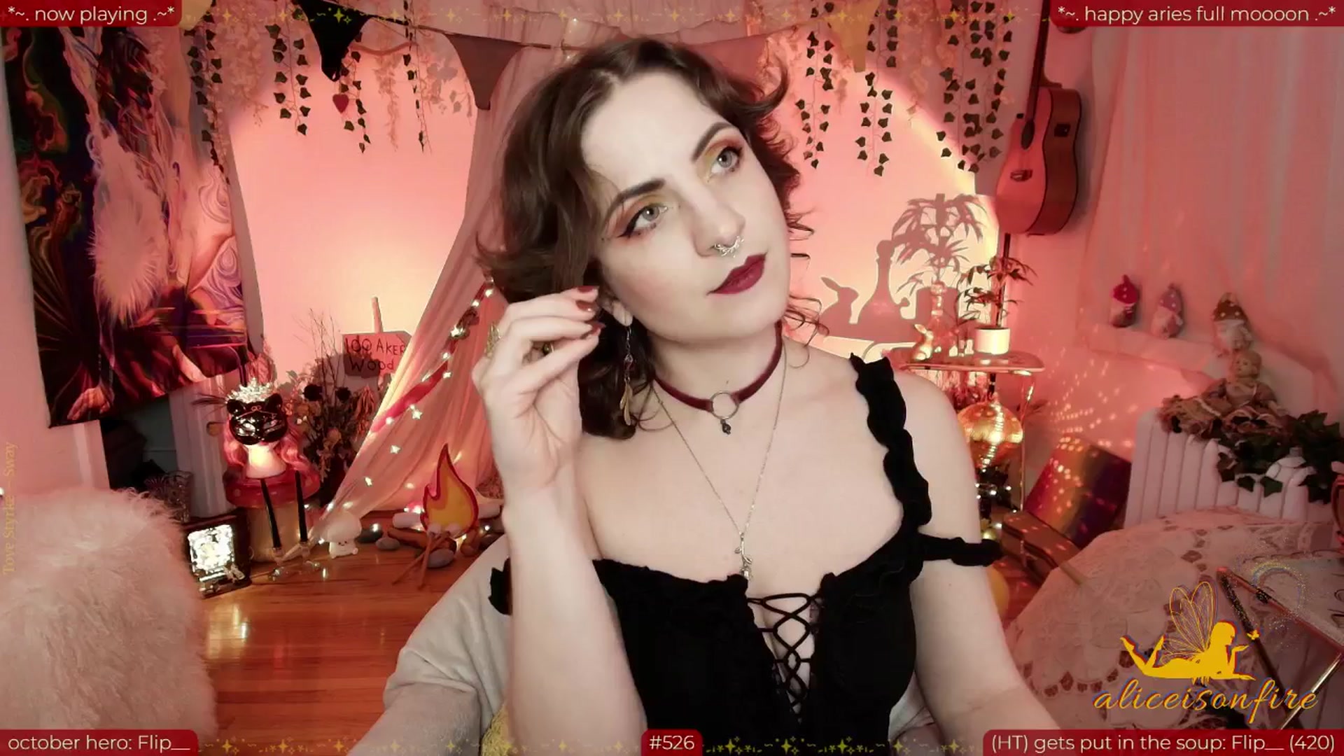 Gallery image thumbnail from aliceisonfire's myfreecams stream on, 10/07/2025, 11:07 image 3 of 20