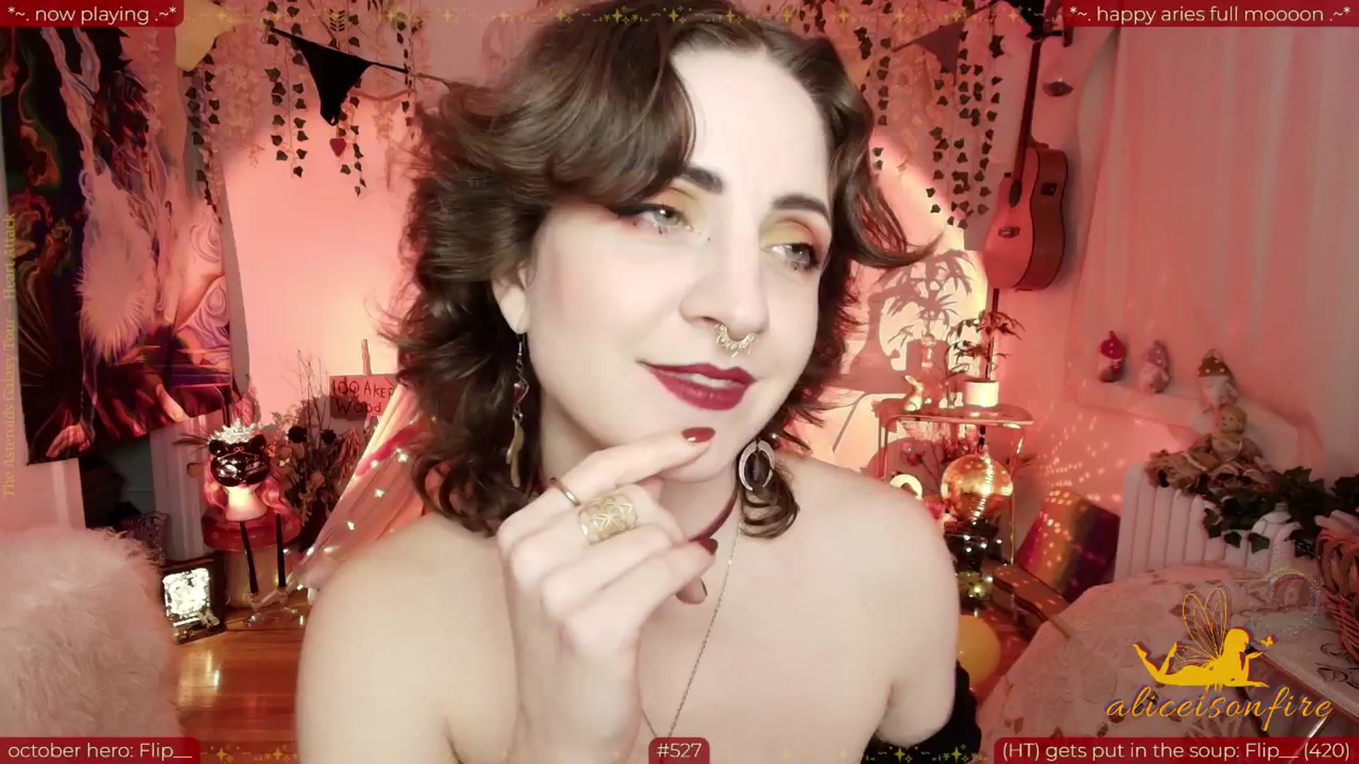 Gallery image thumbnail from aliceisonfire's myfreecams stream on, 10/07/2025, 11:07 image 14 of 20