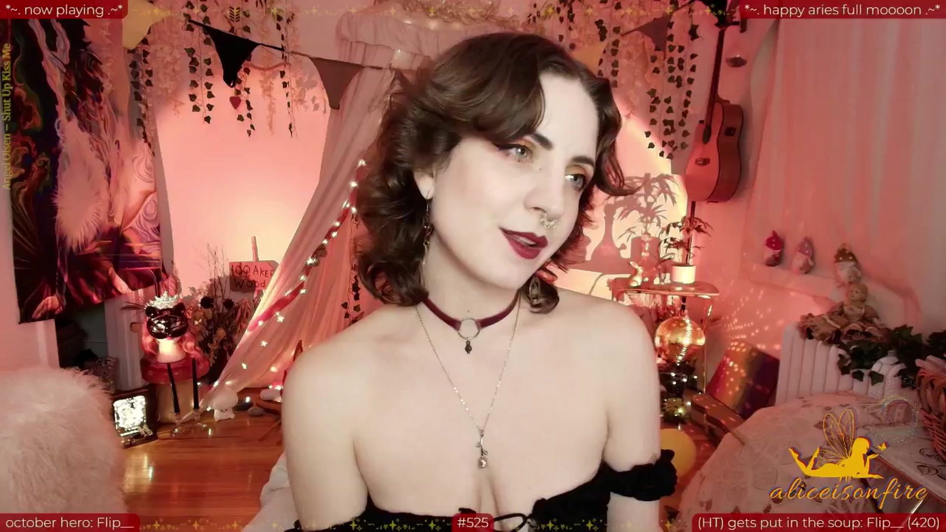 Gallery image thumbnail from aliceisonfire's myfreecams stream on, 10/07/2025, 11:07 image 16 of 20