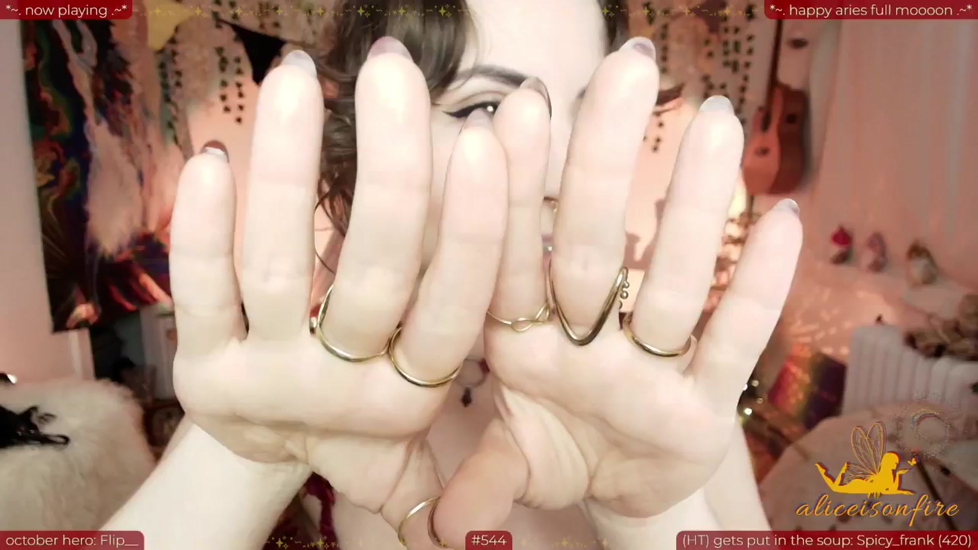 Gallery image thumbnail from aliceisonfire's myfreecams stream on, 10/08/2025, 07:43 image 4 of 20
