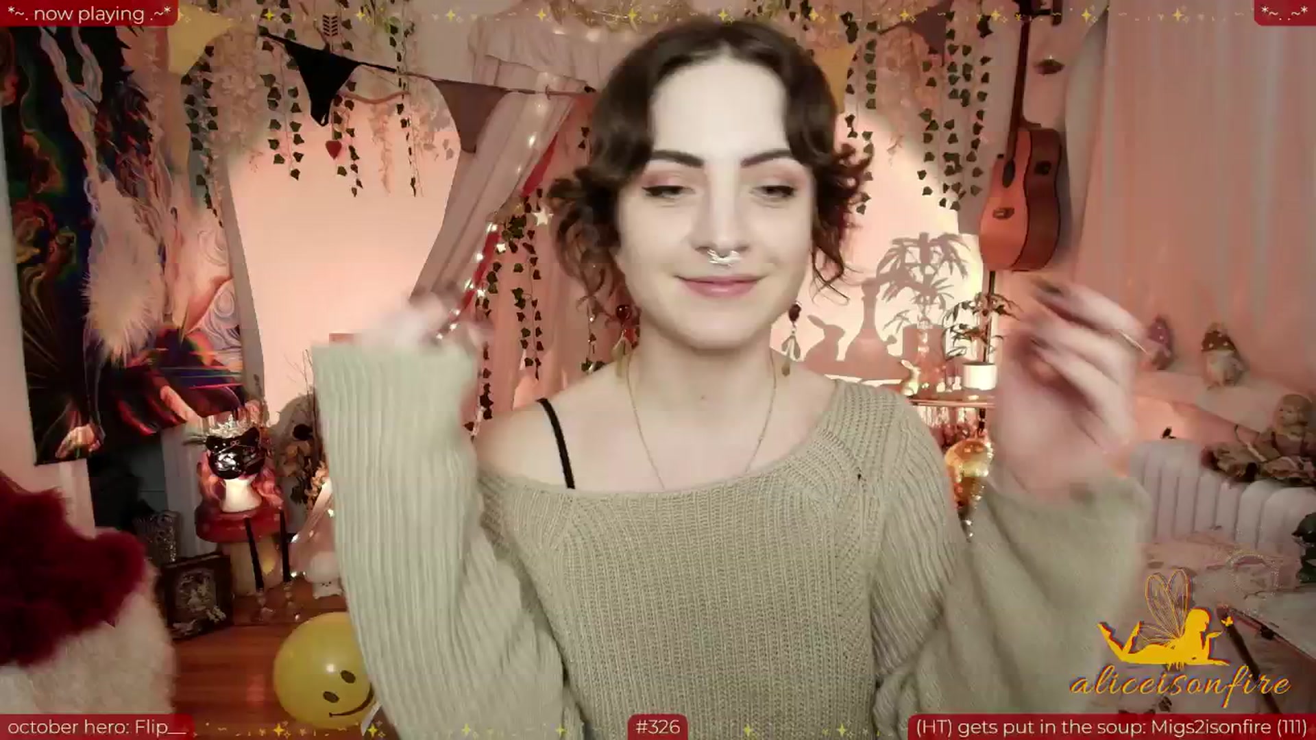 Gallery image thumbnail from aliceisonfire's myfreecams stream on, 10/13/2025, 05:58 image 7 of 20