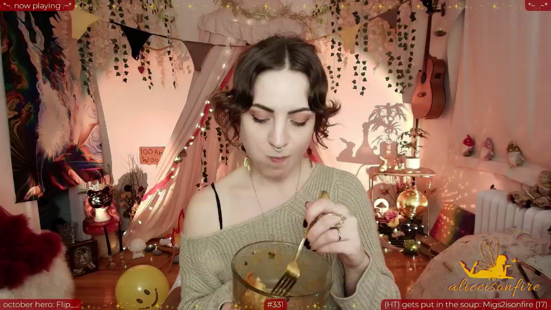 Gallery image thumbnail from aliceisonfire's myfreecams stream on, 10/13/2025, 05:58 image 5 of 20