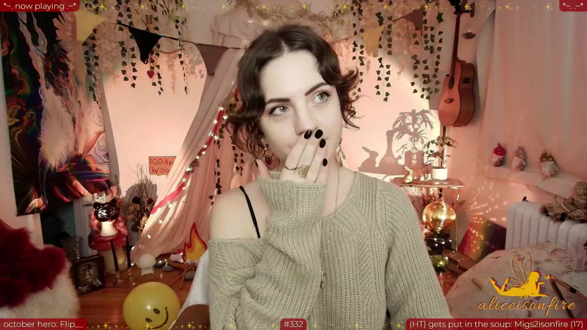 Gallery image thumbnail from aliceisonfire's myfreecams stream on, 10/13/2025, 05:58 image 4 of 20