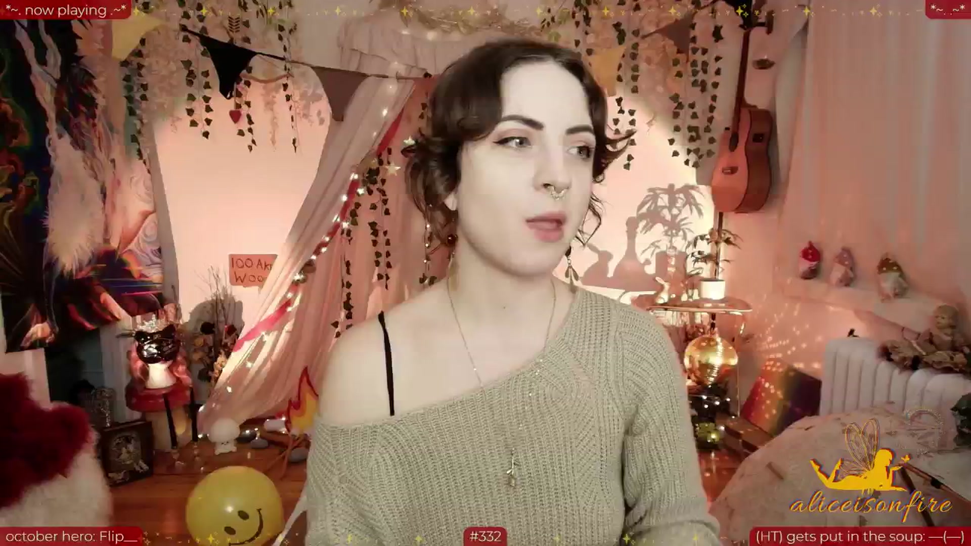 Gallery image thumbnail from aliceisonfire's myfreecams stream on, 10/13/2025, 05:58 image 3 of 20