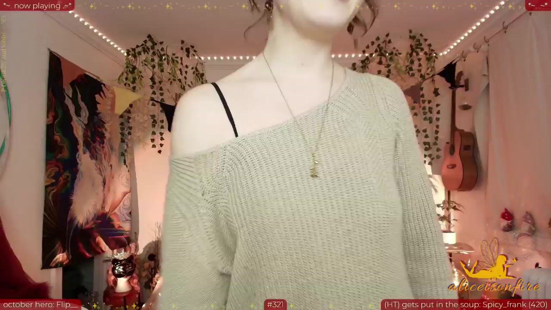 Gallery image thumbnail from aliceisonfire's myfreecams stream on, 10/13/2025, 05:58 image 10 of 20