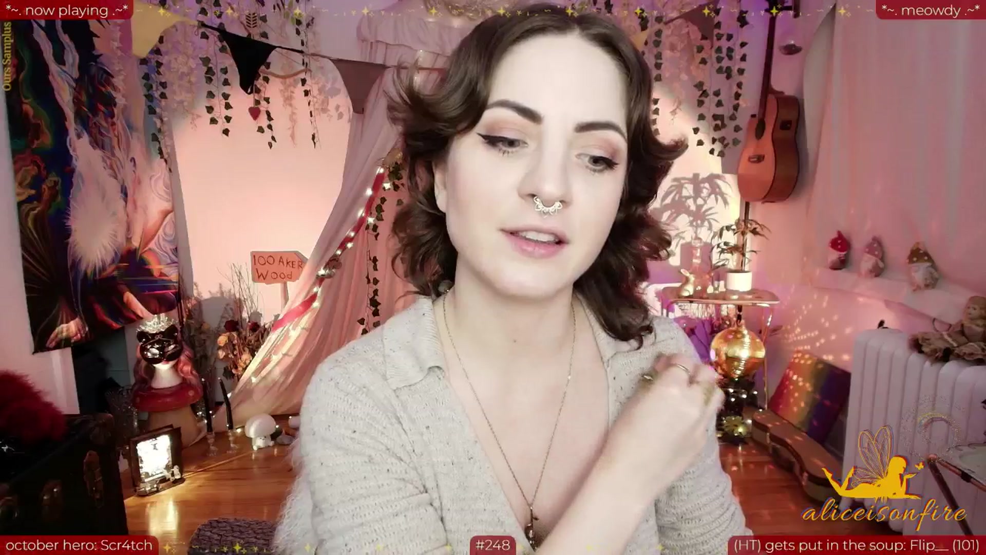 Gallery image thumbnail from aliceisonfire's myfreecams stream on, 10/15/2025, 06:23 image 10 of 20