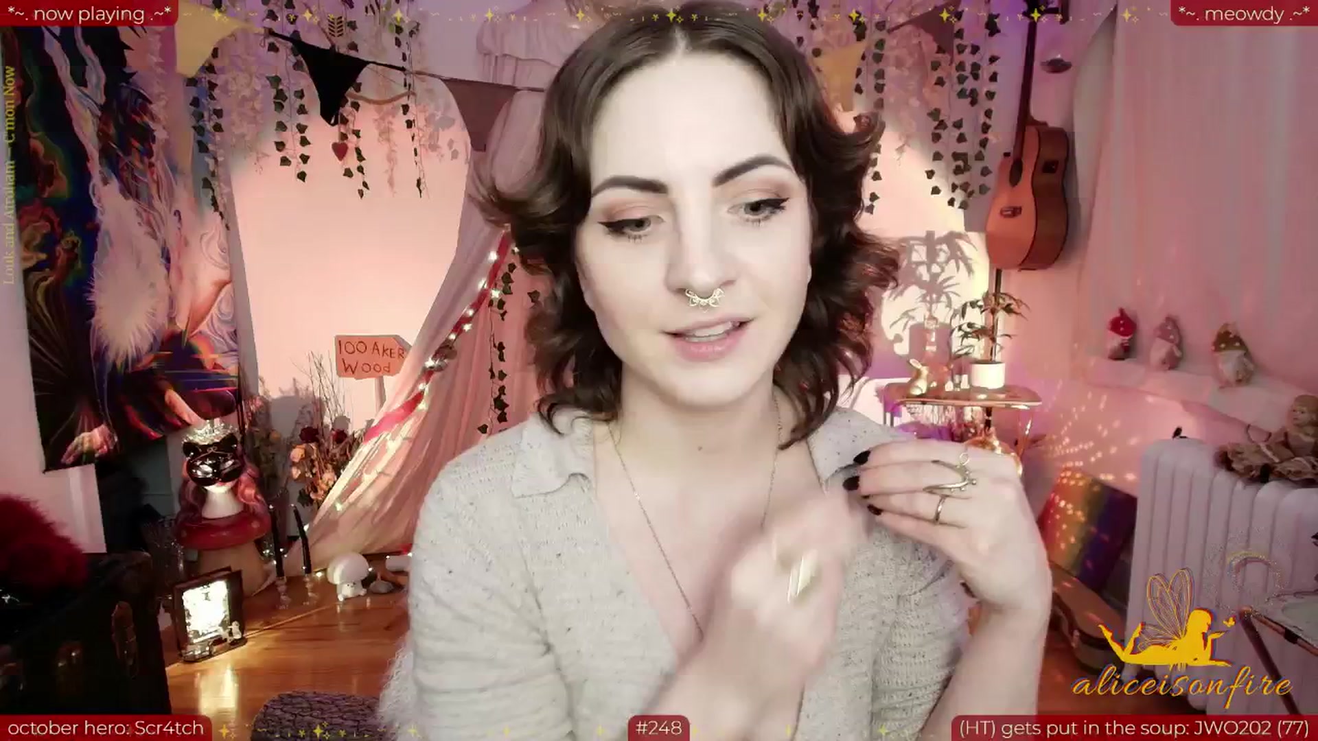 Gallery image thumbnail from aliceisonfire's myfreecams stream on, 10/15/2025, 06:23 image 6 of 20
