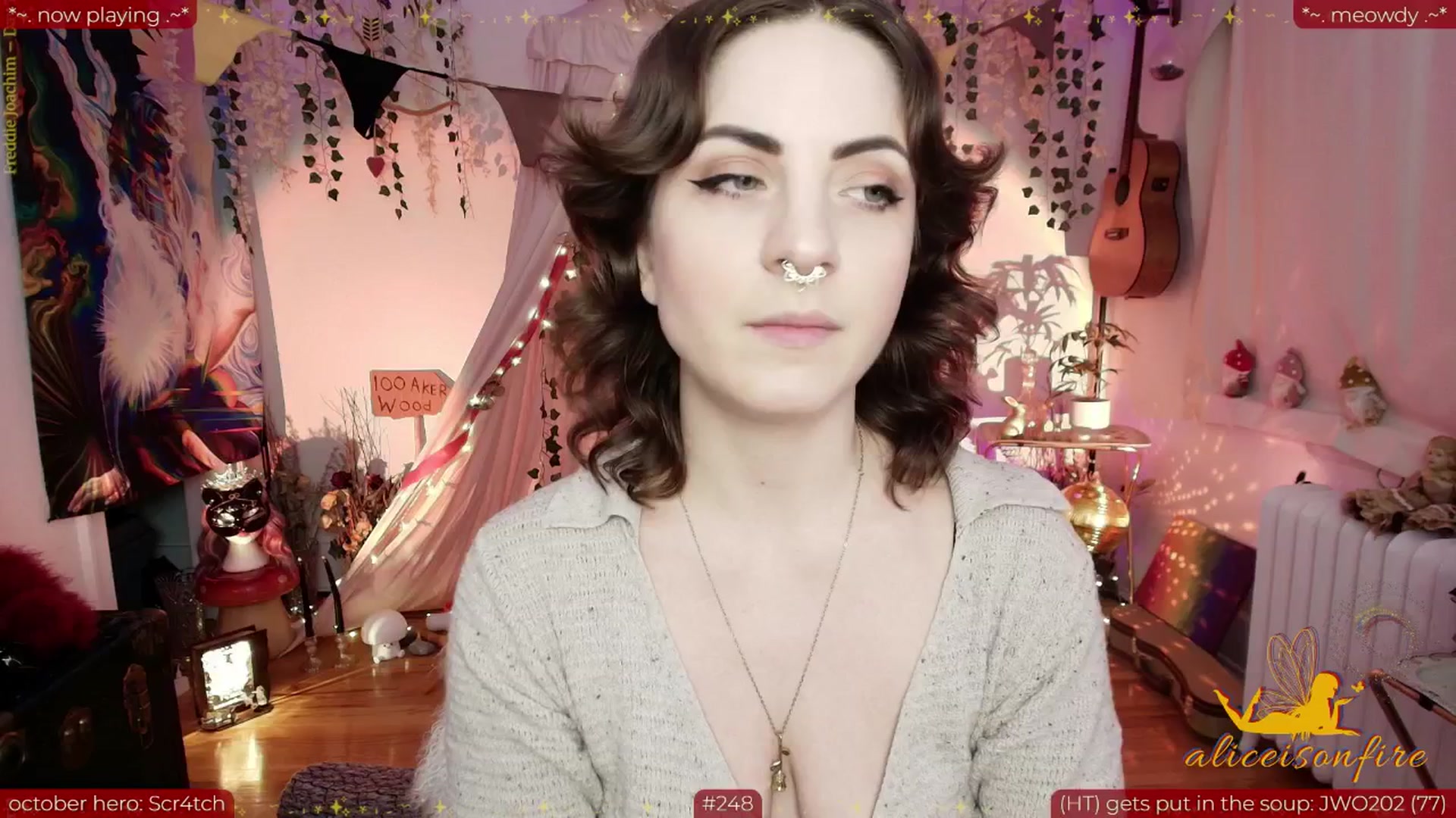 Gallery image thumbnail from aliceisonfire's myfreecams stream on, 10/15/2025, 06:23 image 2 of 20