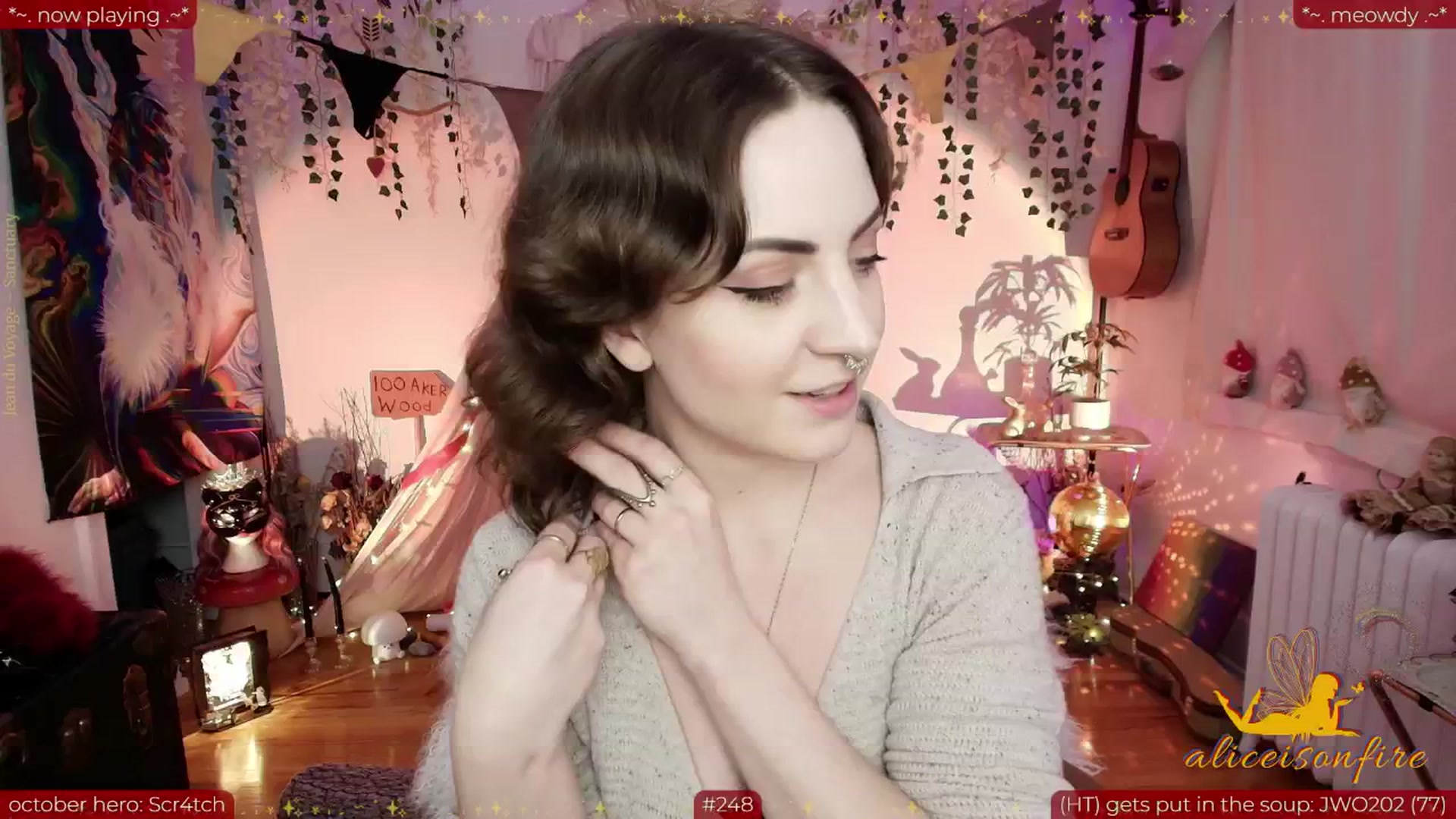 Gallery image thumbnail from aliceisonfire's myfreecams stream on, 10/15/2025, 06:23 image 3 of 20