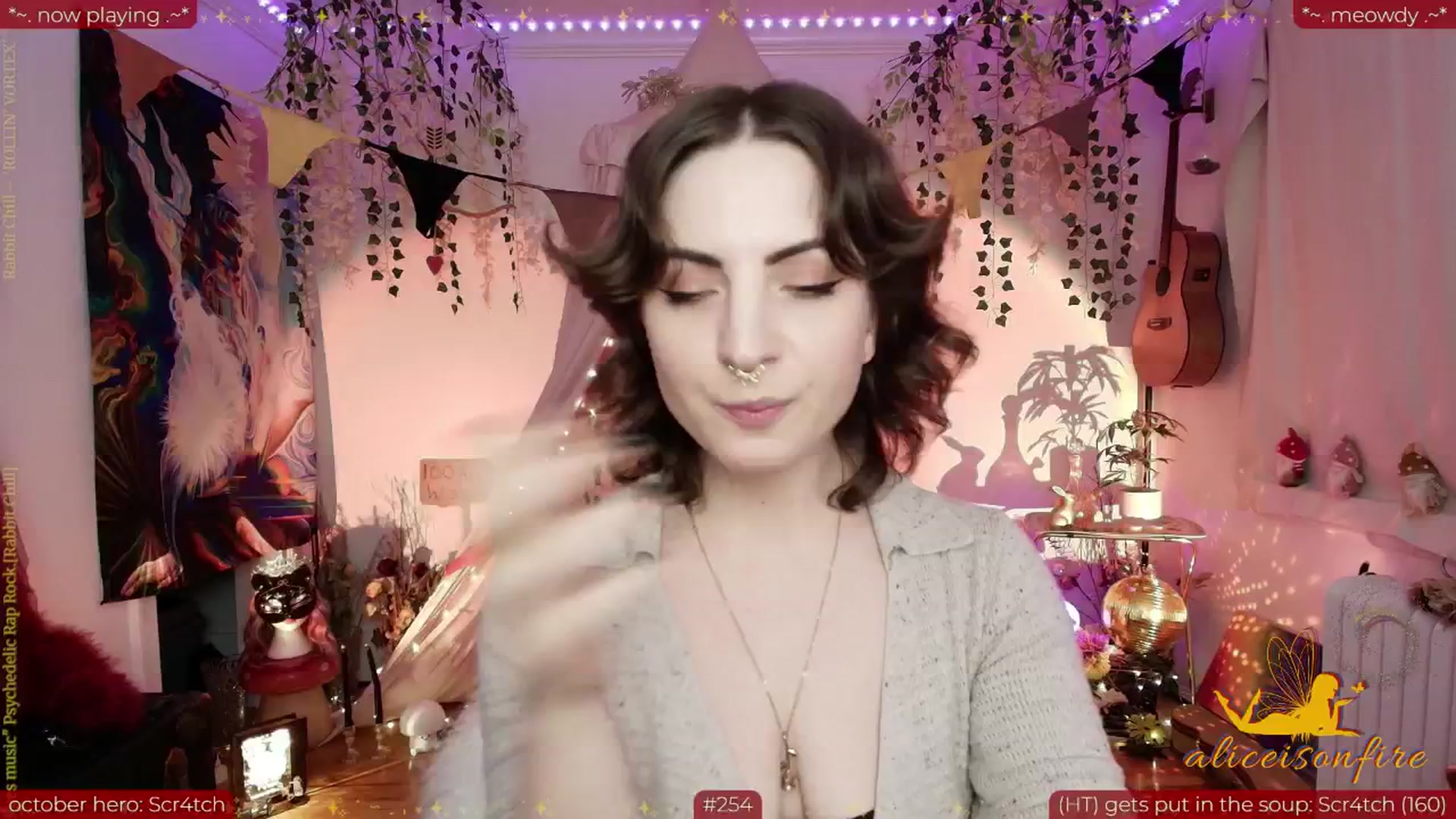 Gallery image thumbnail from aliceisonfire's myfreecams stream on, 10/15/2025, 10:44 image 3 of 20