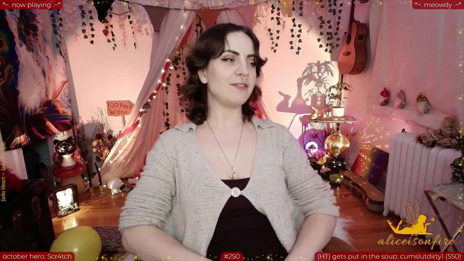 Gallery image thumbnail from aliceisonfire's myfreecams stream on, 10/15/2025, 10:44 image 17 of 20